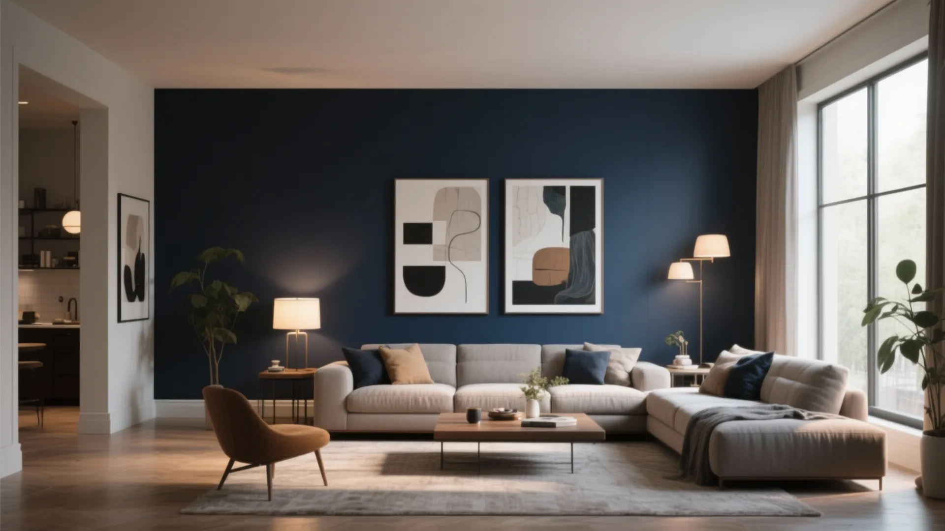 5. Accent Wall to Create a Focal Point