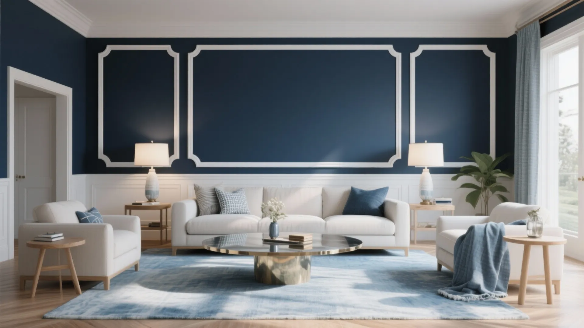 1. Navy anchor, white sails