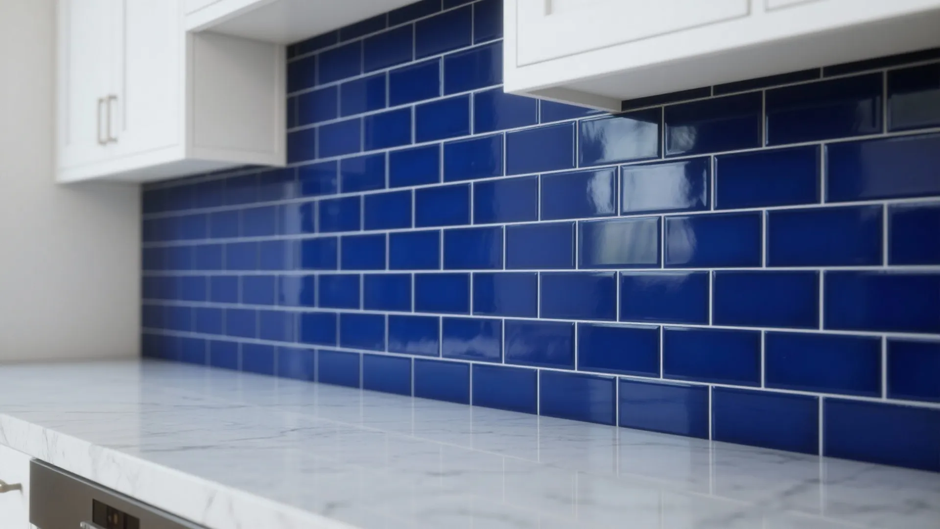 1. Contrast with a Bold Backsplash