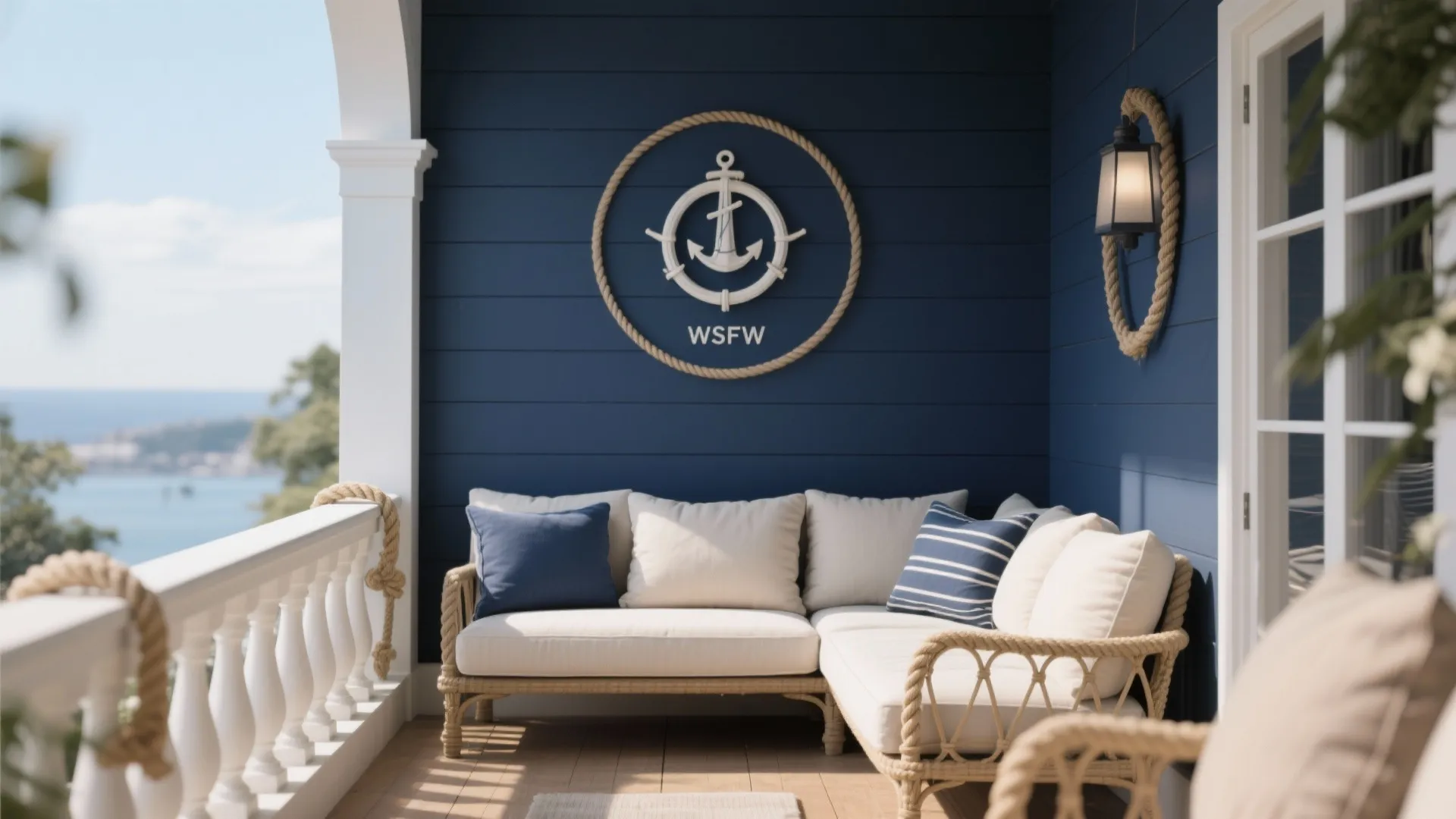 5. Deep Navy Contrast