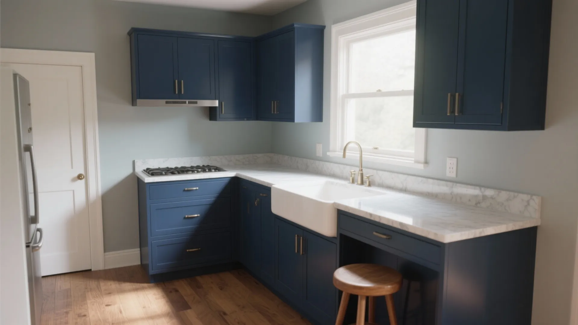 Navy & Grey Kitchen Cabinets — 5 Fresh Ideas: Five practical design inspirations to make navy and grey kitchen cabinets sing in small and large spaces