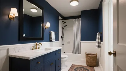 5 Navy Bathroom Decor Ideas That Actually Work