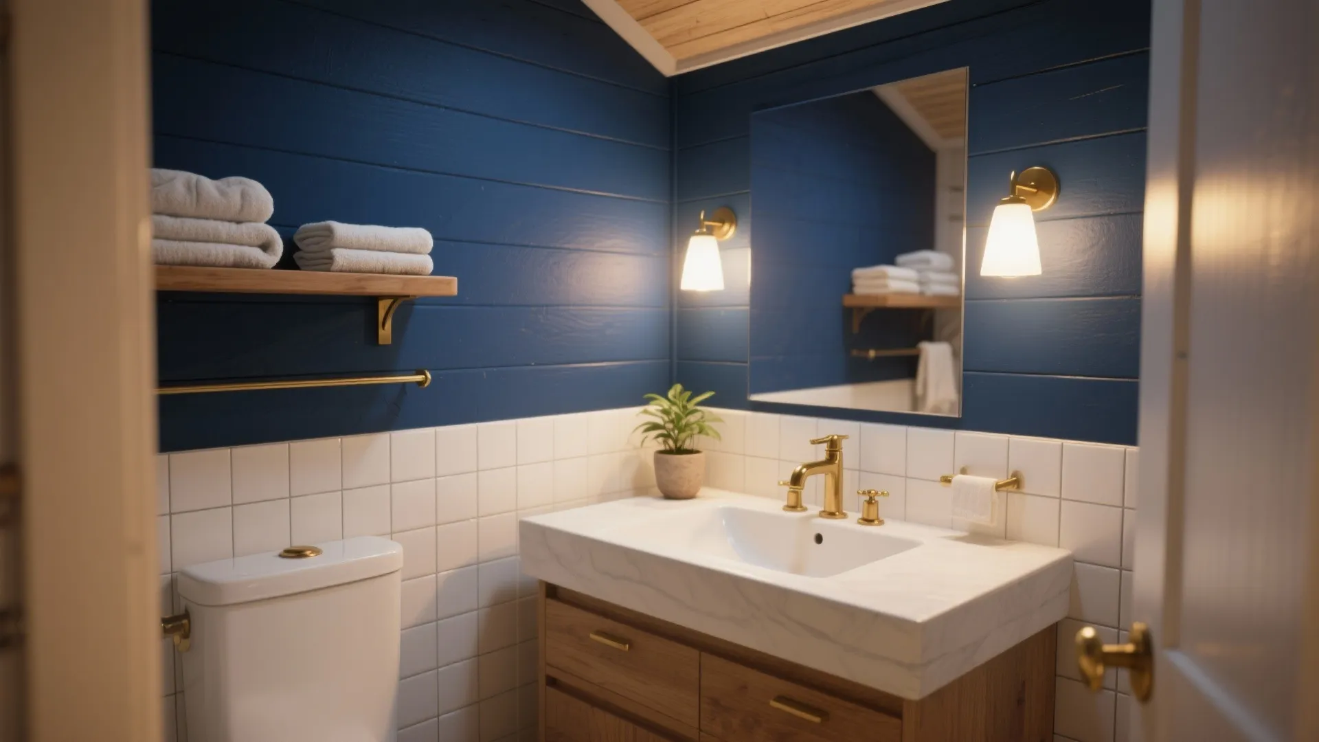 5 Modern Navy Blue Bathroom Ideas: How I Turned Tight Bathrooms into Chic Navy Blue Retreats — 5 Practical Inspirations