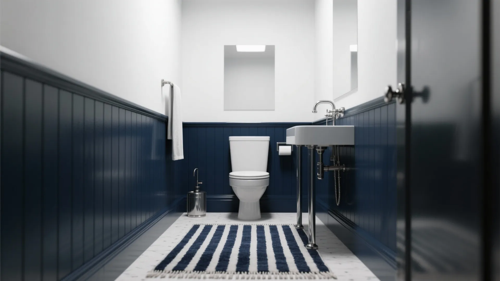 Tip 1: Anchor Your Theme with Bold Navy Accents