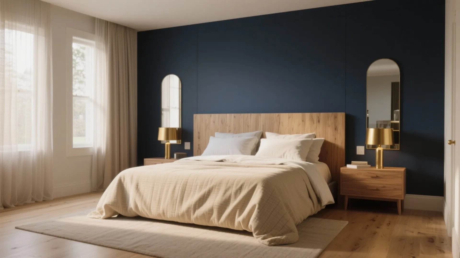 Navy Blue Bedroom Ideas — 5 Inspiring Looks: How to use navy blue in small and large bedrooms with practical tips from a 10-year pro