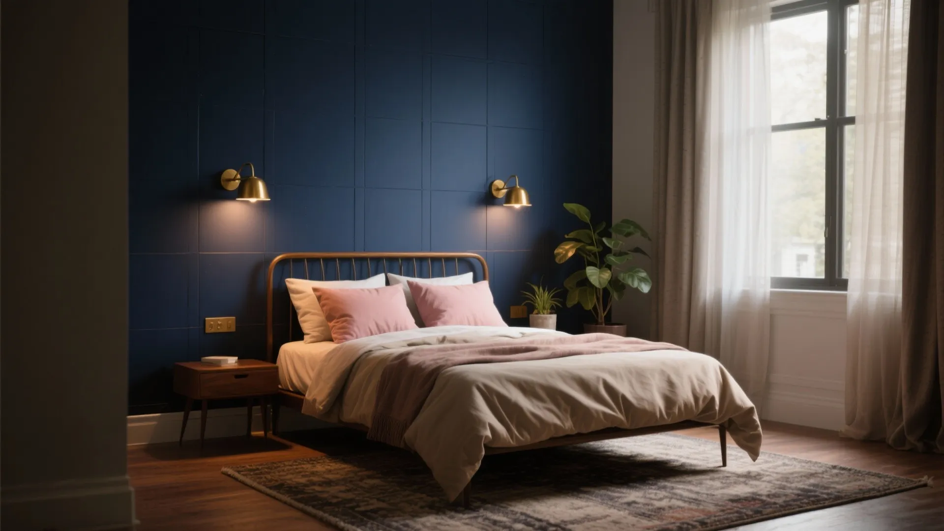 Navy Blue Peel and Stick Wallpaper: 5 Small-Space Ideas: How I used navy peel-and-stick wallpaper to transform tiny bedrooms — quick, bold, and renter-friendly