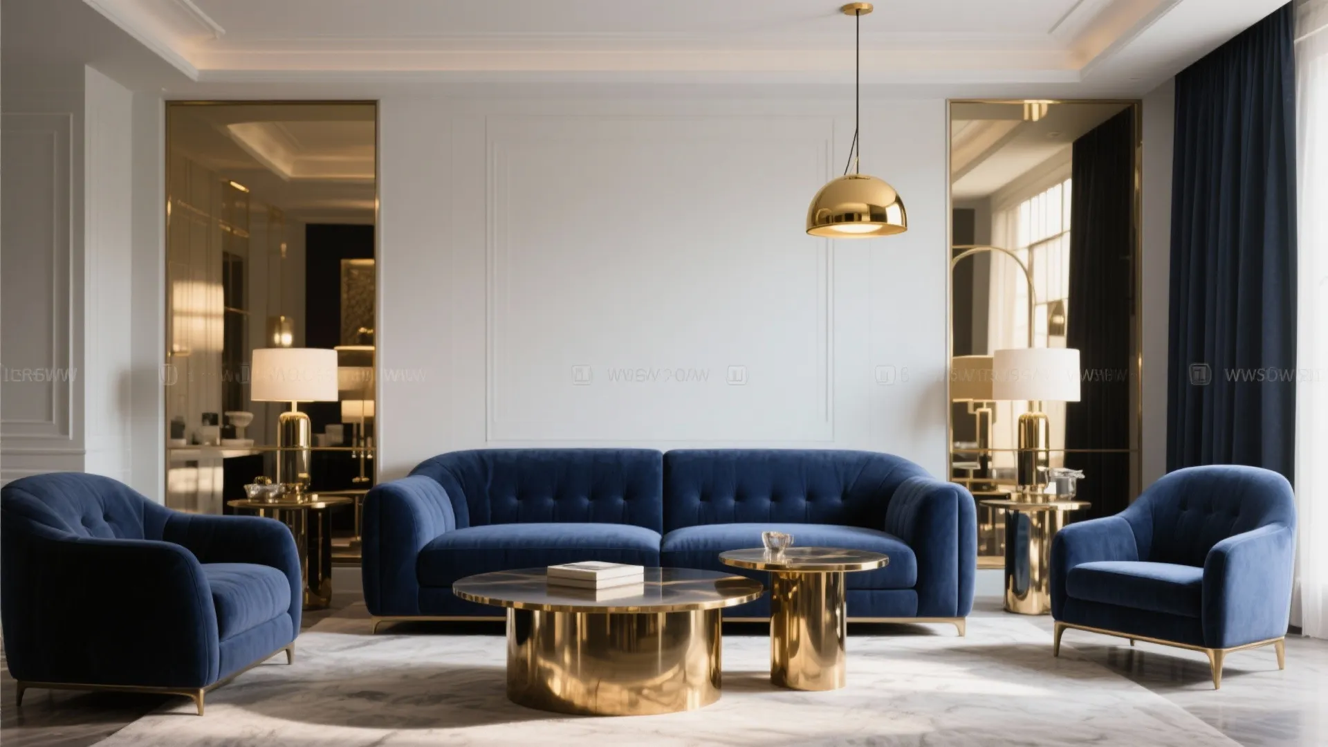 5. Brass & Gold Accents