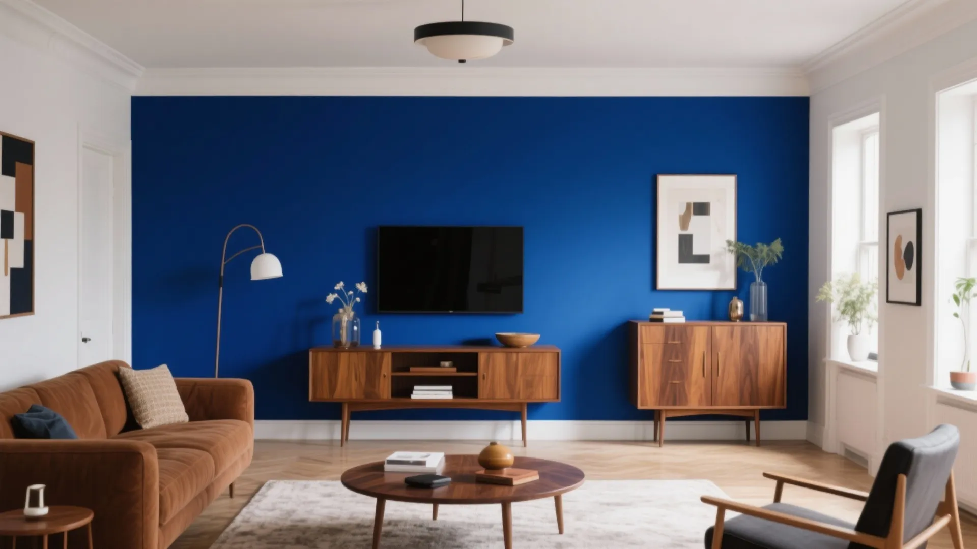 9. Navy Blue for a Bold Contrast