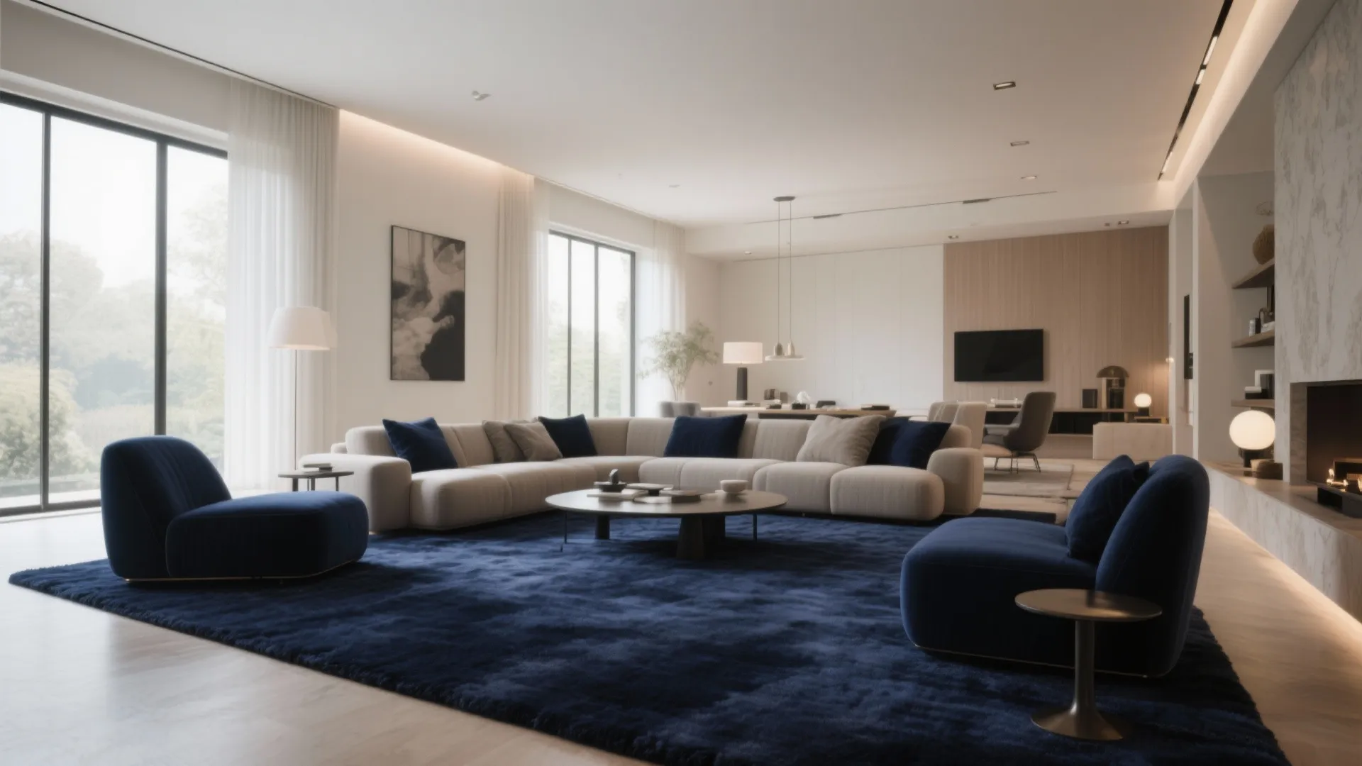 3. Deep Navy or Blue: Drama Without Darkness