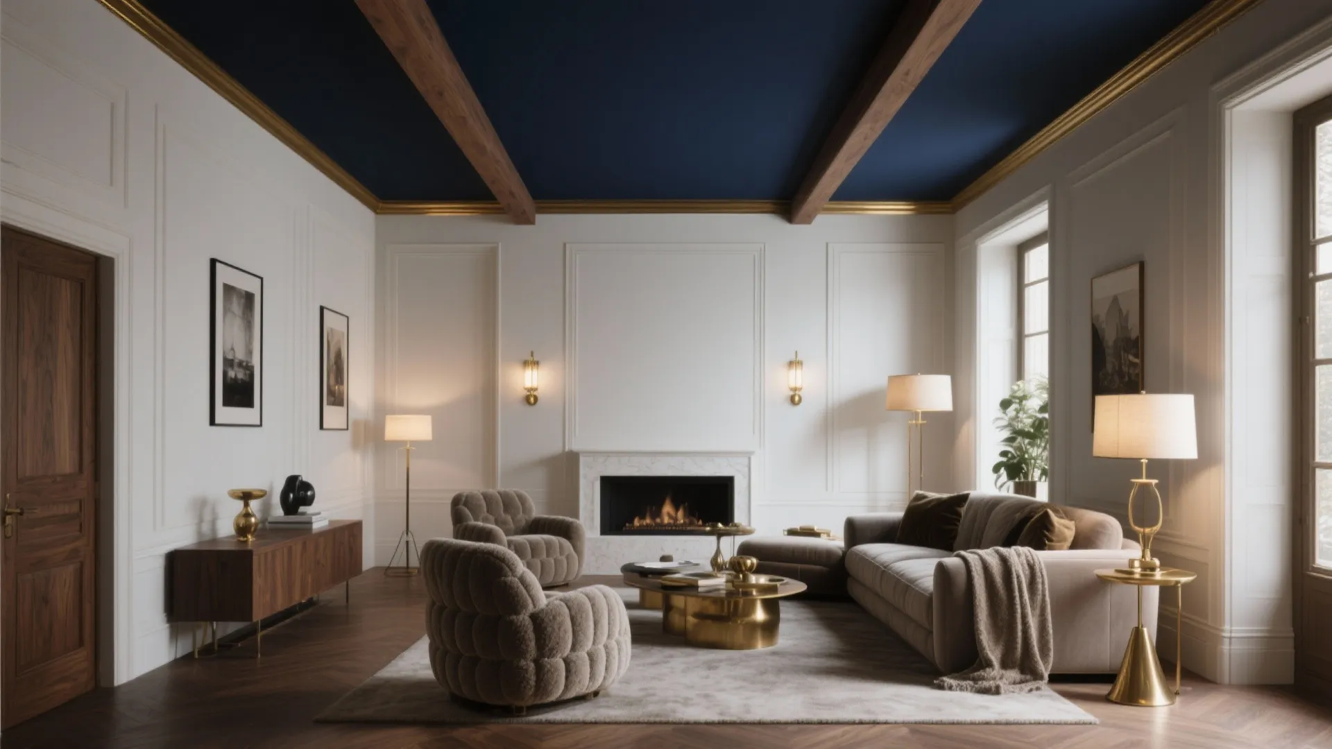 Bold Navy as an Intimate Accent