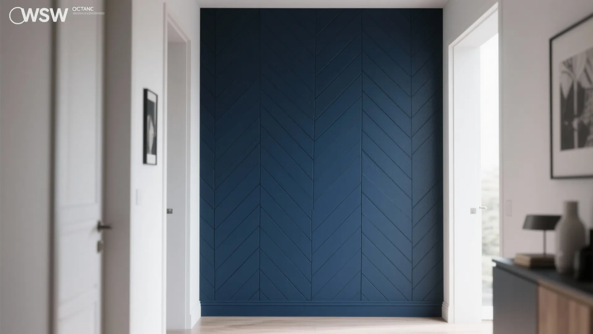 Bold Chevron Feature Wall