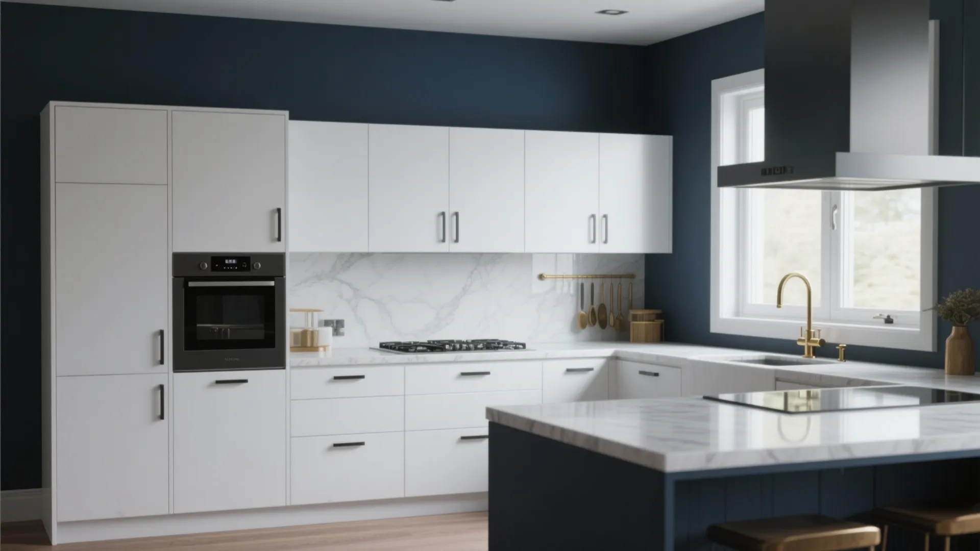 2. Moody Navy for High-Contrast Drama