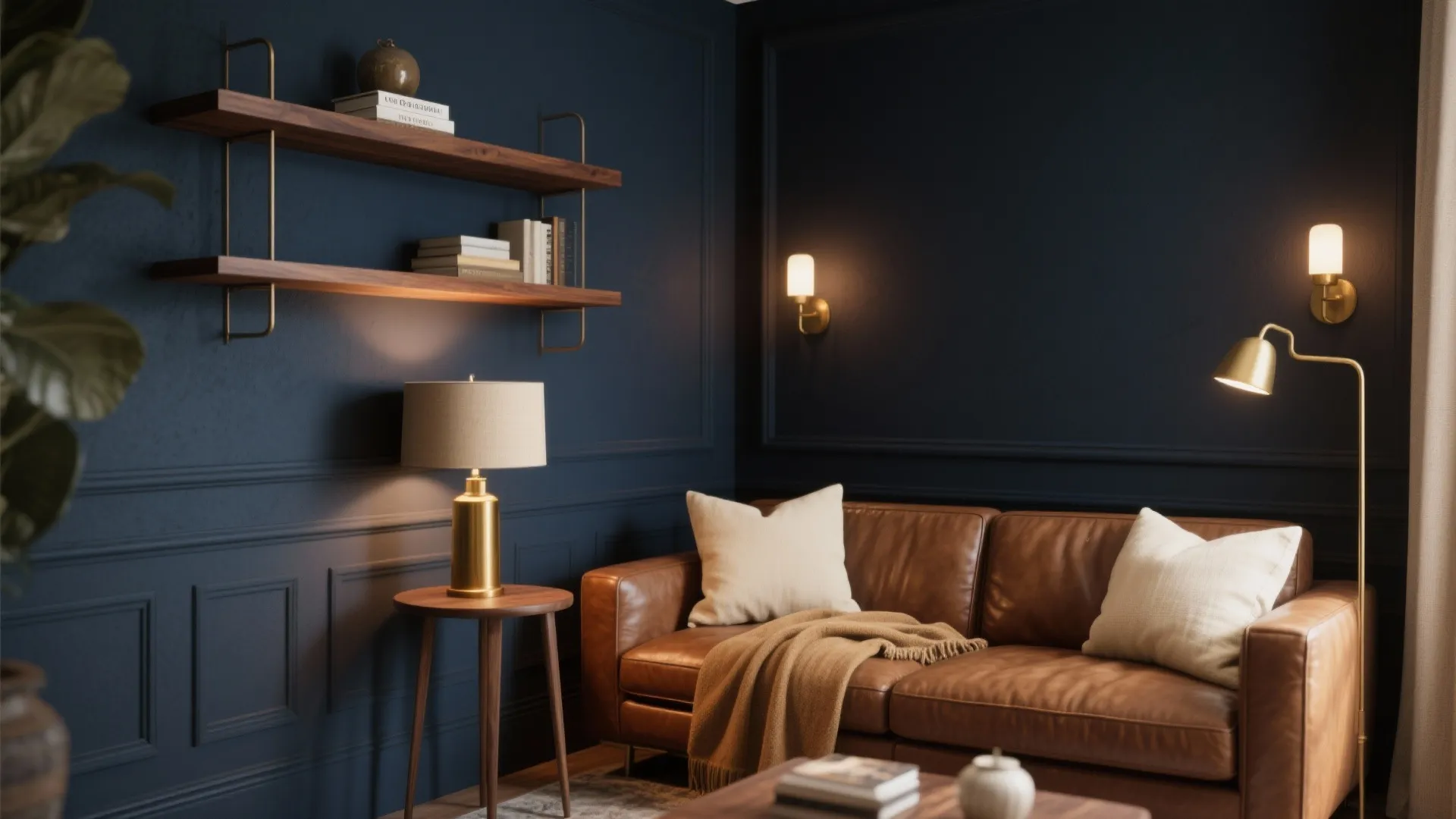Moody Navy or Charcoal: Depth, Drama, and Cozy Edges