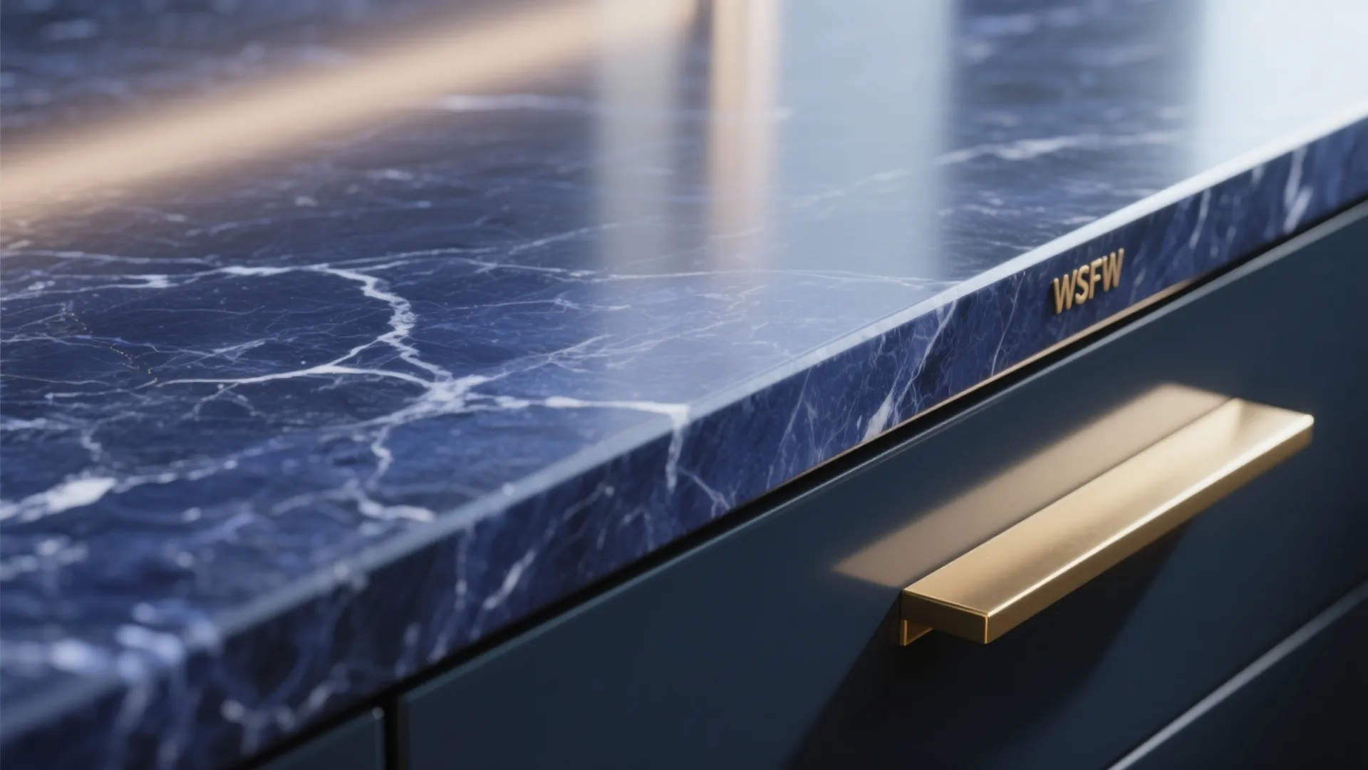 1. Deep Navy Quartz for a Lux Feel