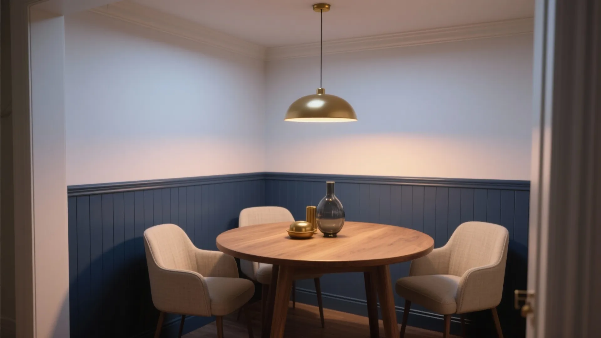 Dusty Blues and Mid-Tone Navy