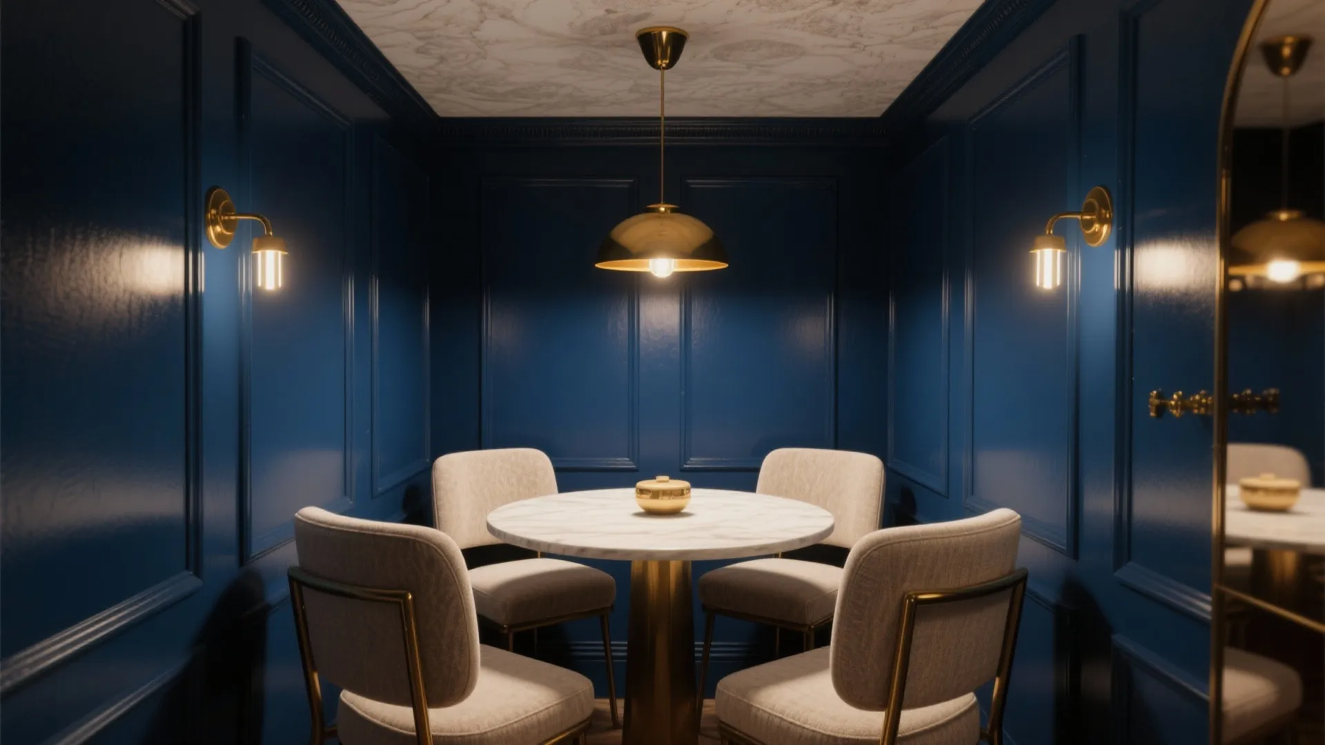 2. Deep Navy for Intimate Drama