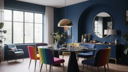 5 Navy Blue Dining Room Ideas