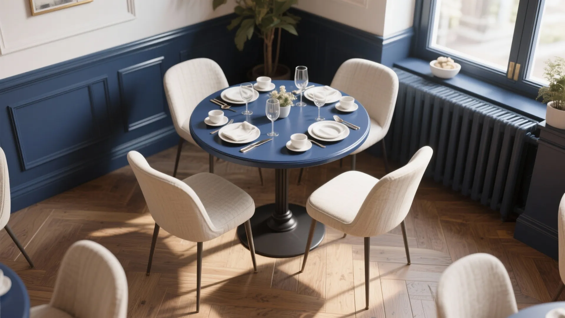 1. Moody Navy Elegance