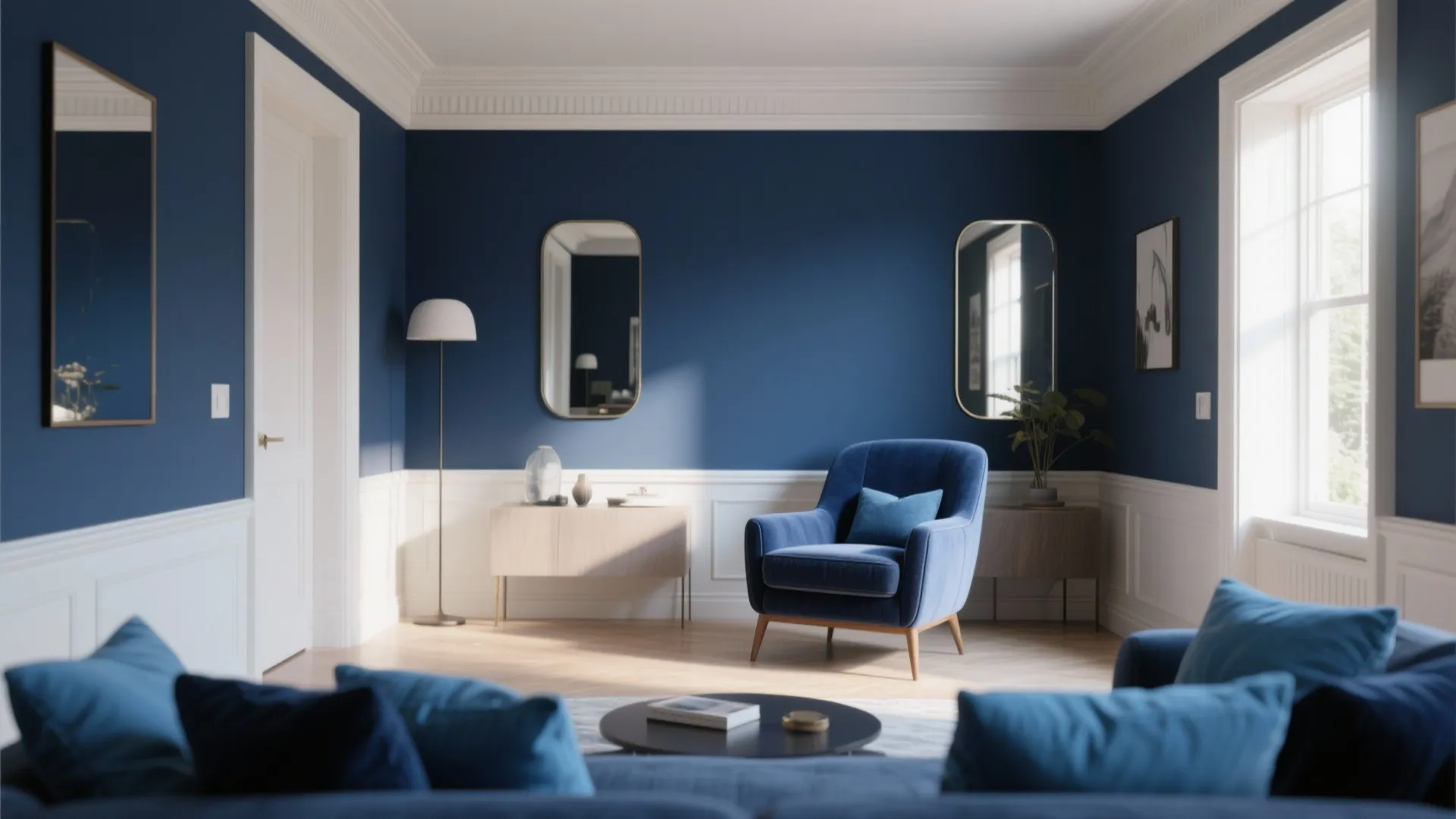 2. Use blue as your primary accent