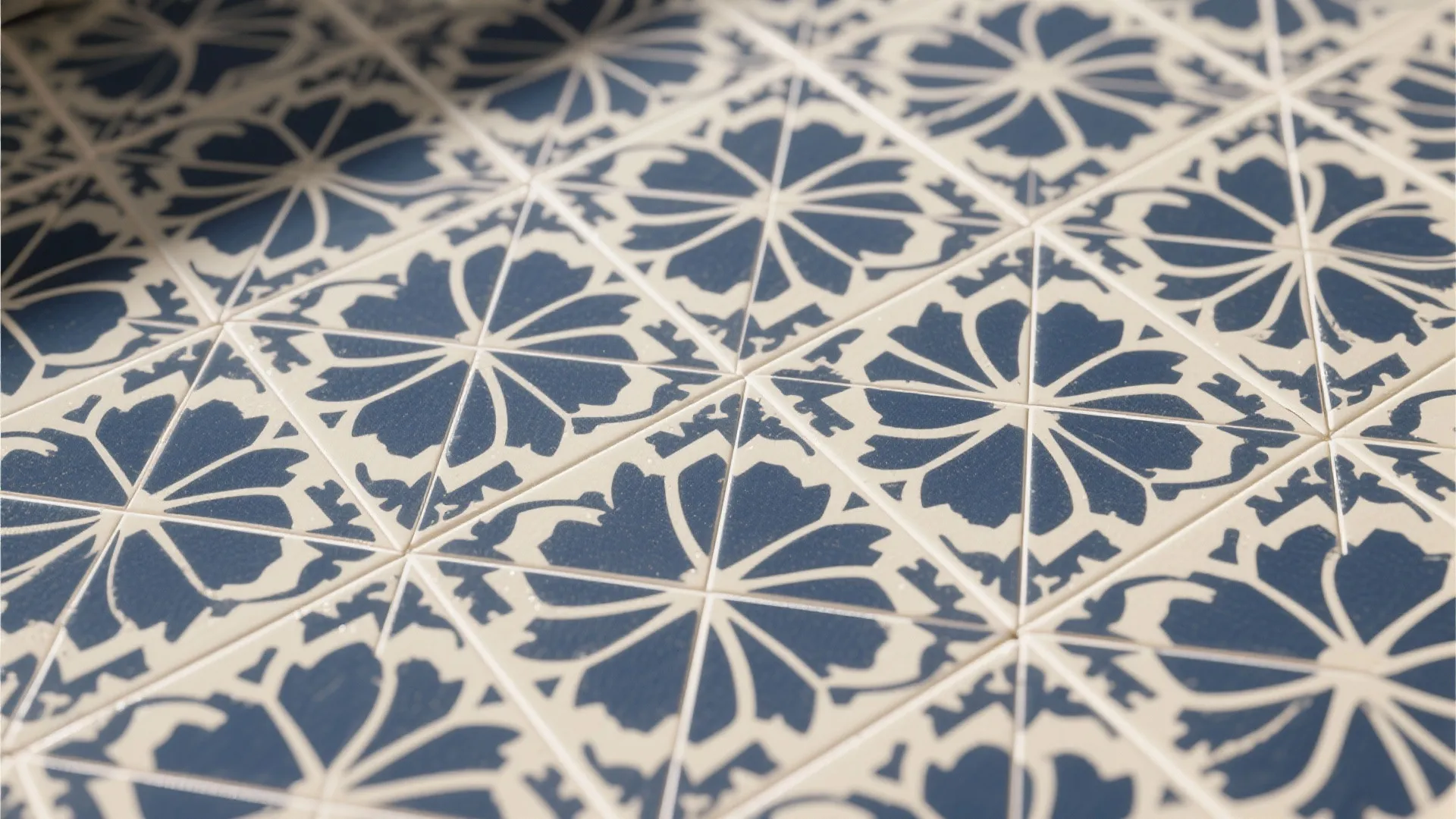 5. Bold Navy Floor Tiles