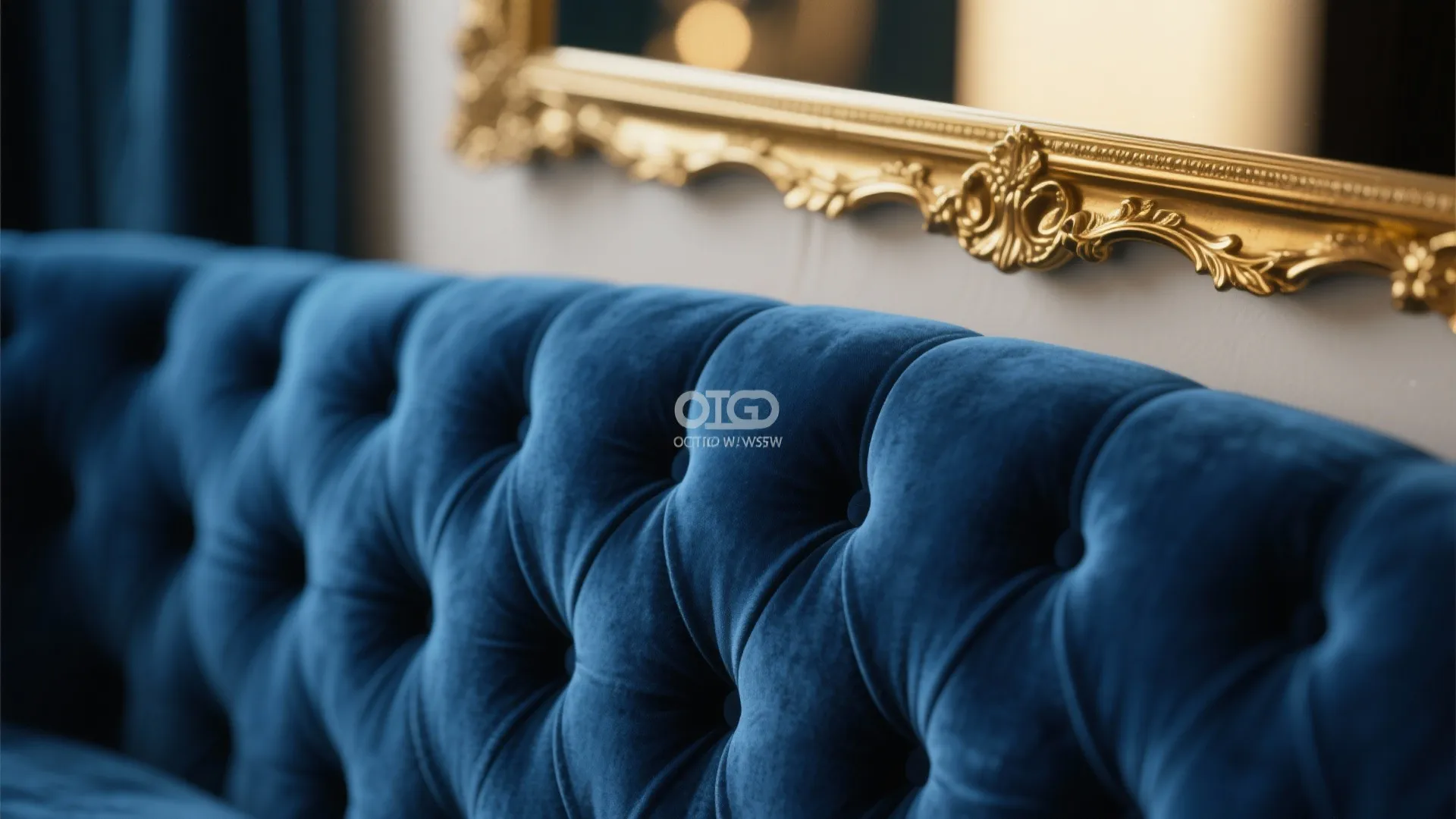 7. Navy and Gold Accents