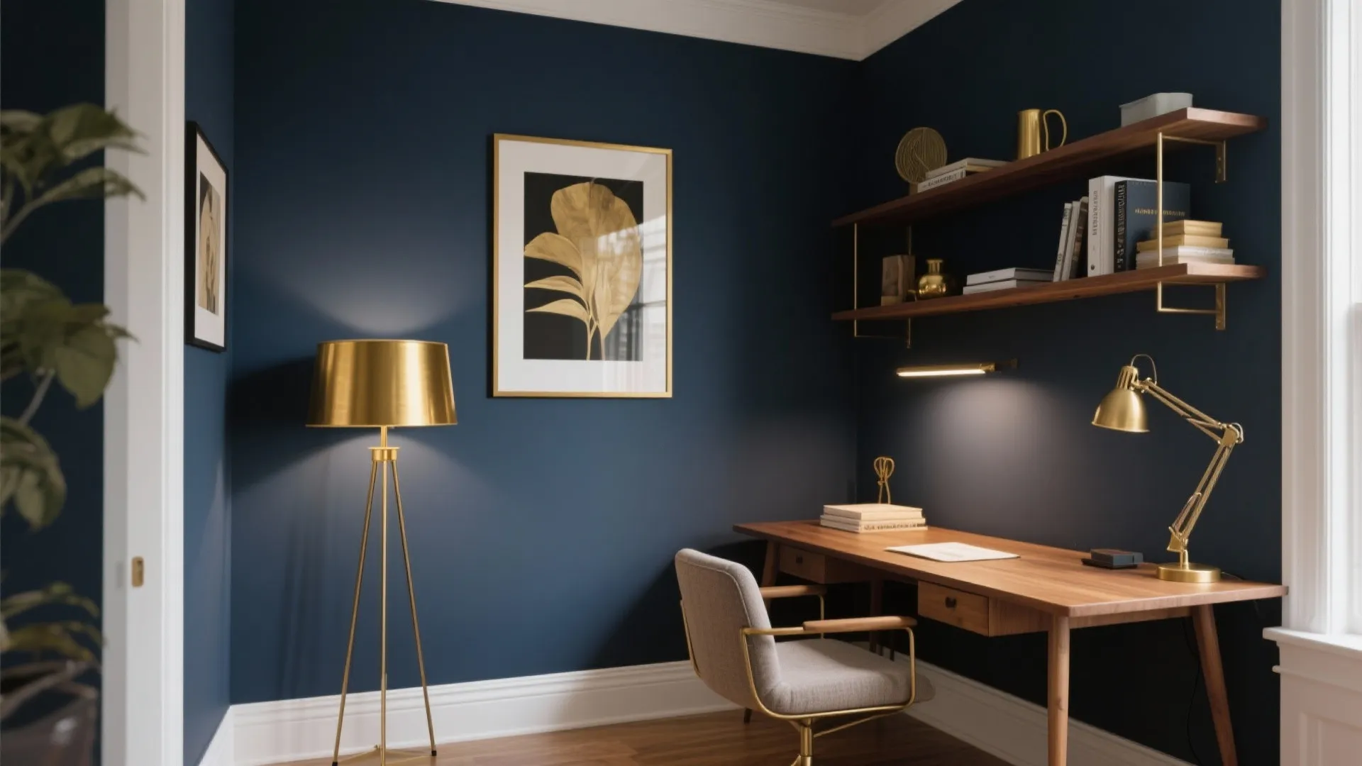 Navy and Gold Elegance