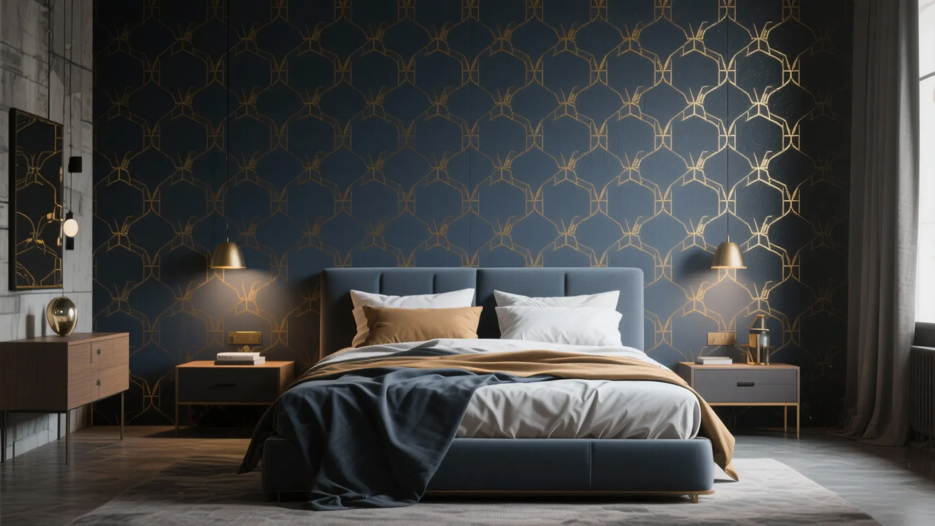 Bold Geometric Wallpaper
