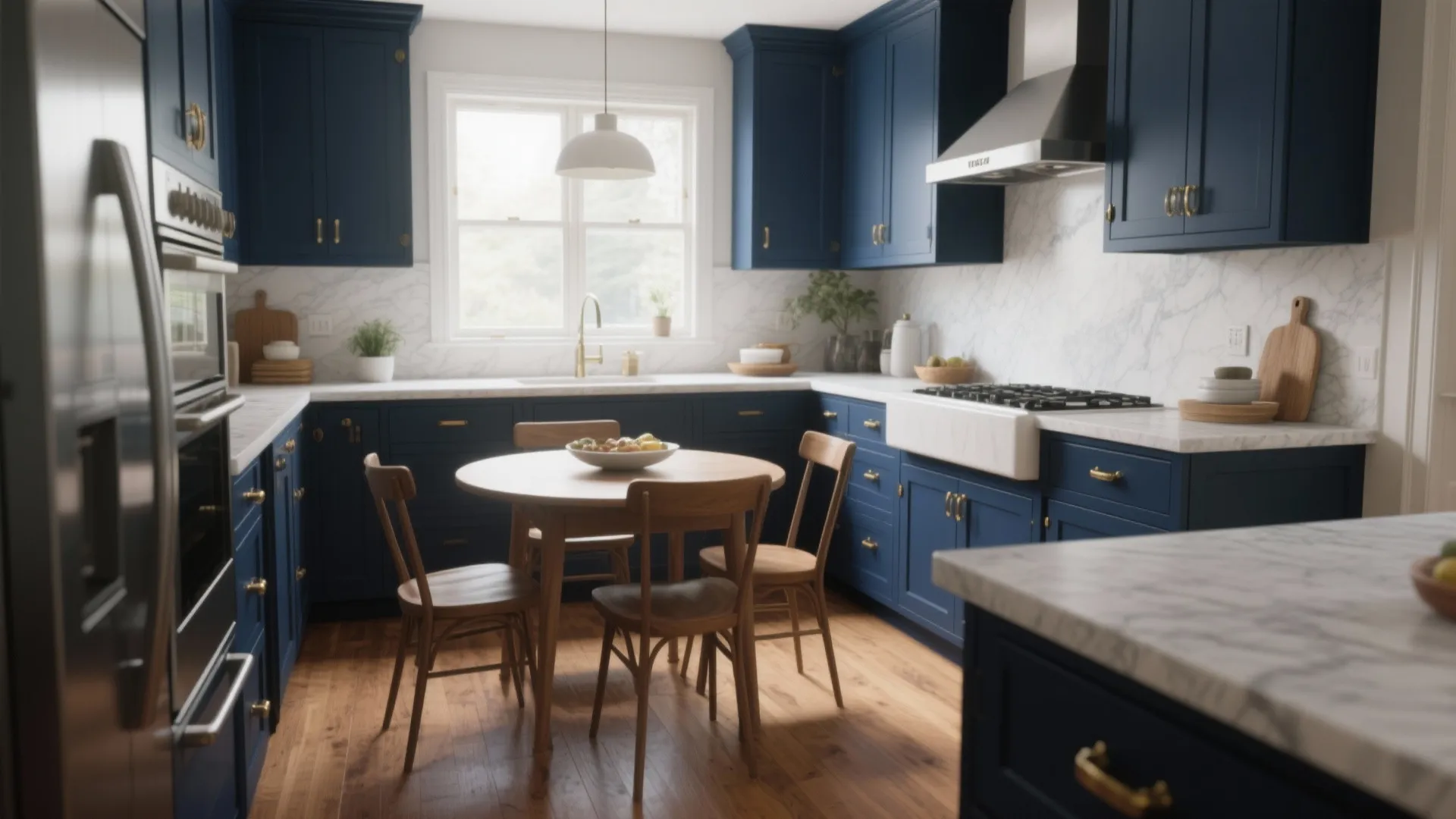 4. Navy in Kitchens and Dining Nooks