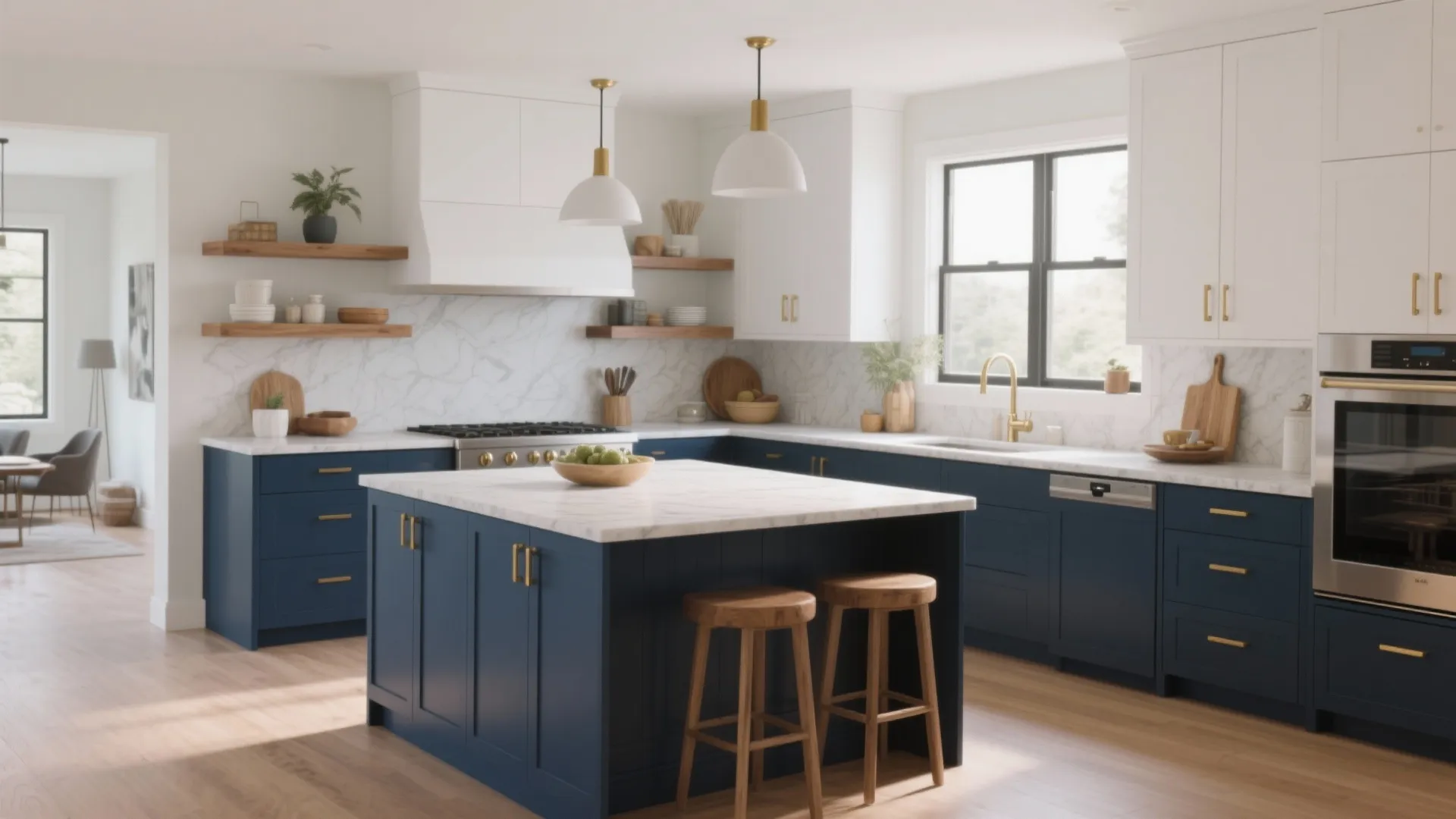 Modern Navy Blue Kitchen Cabinets — 5 Fresh Ideas