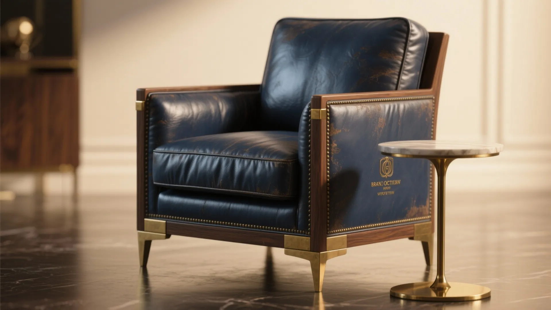 3. Leather Club Chair for Timeless Warmth