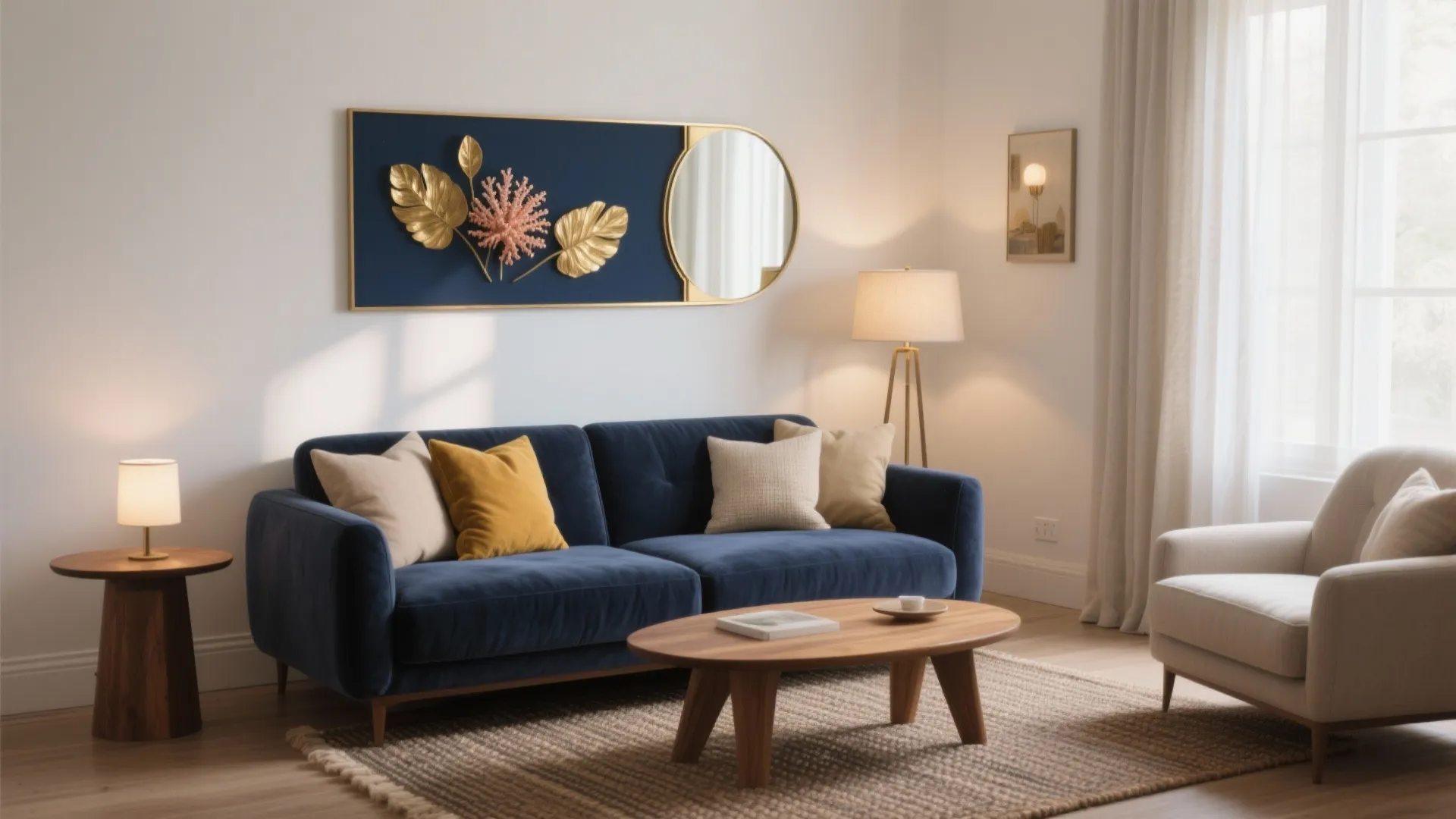 5 Navy Blue Living Room Set Ideas: Creative small-space tips to style navy blue living room sets from a seasoned designer