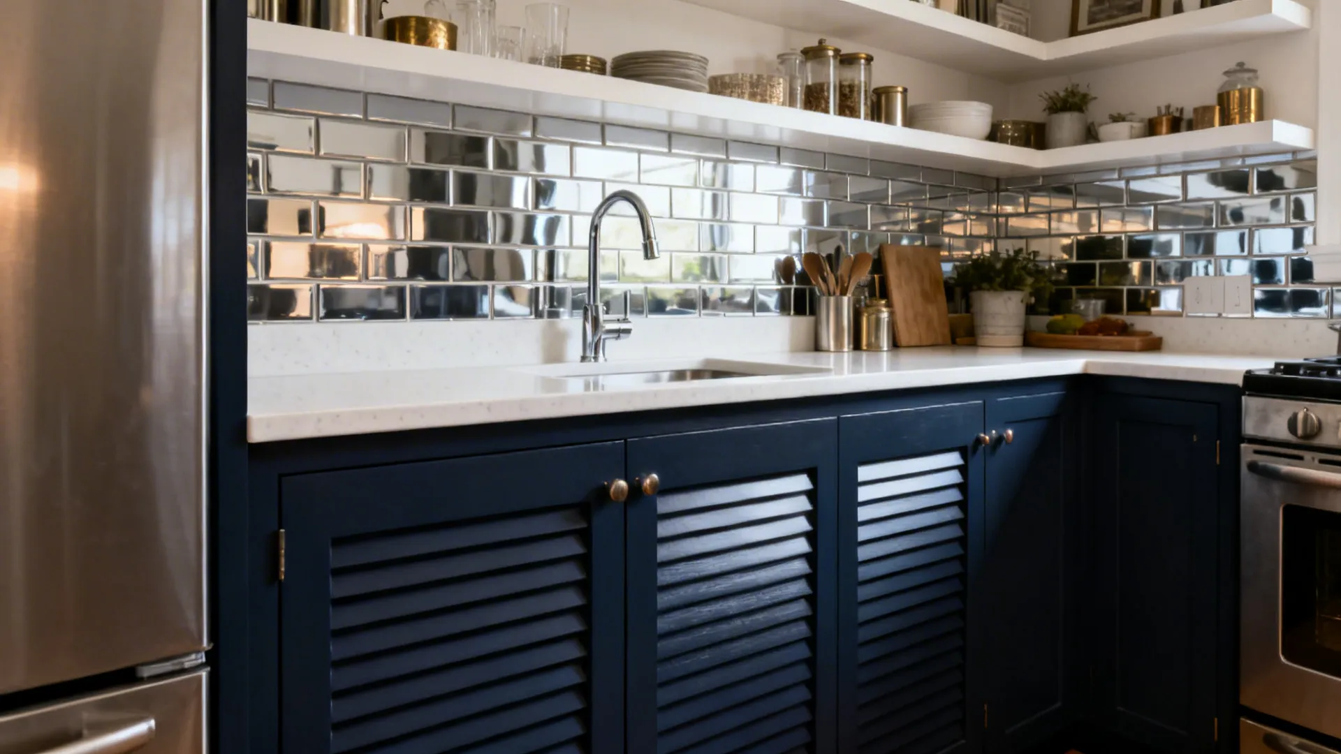 Moody Navy for Elegant Contrast