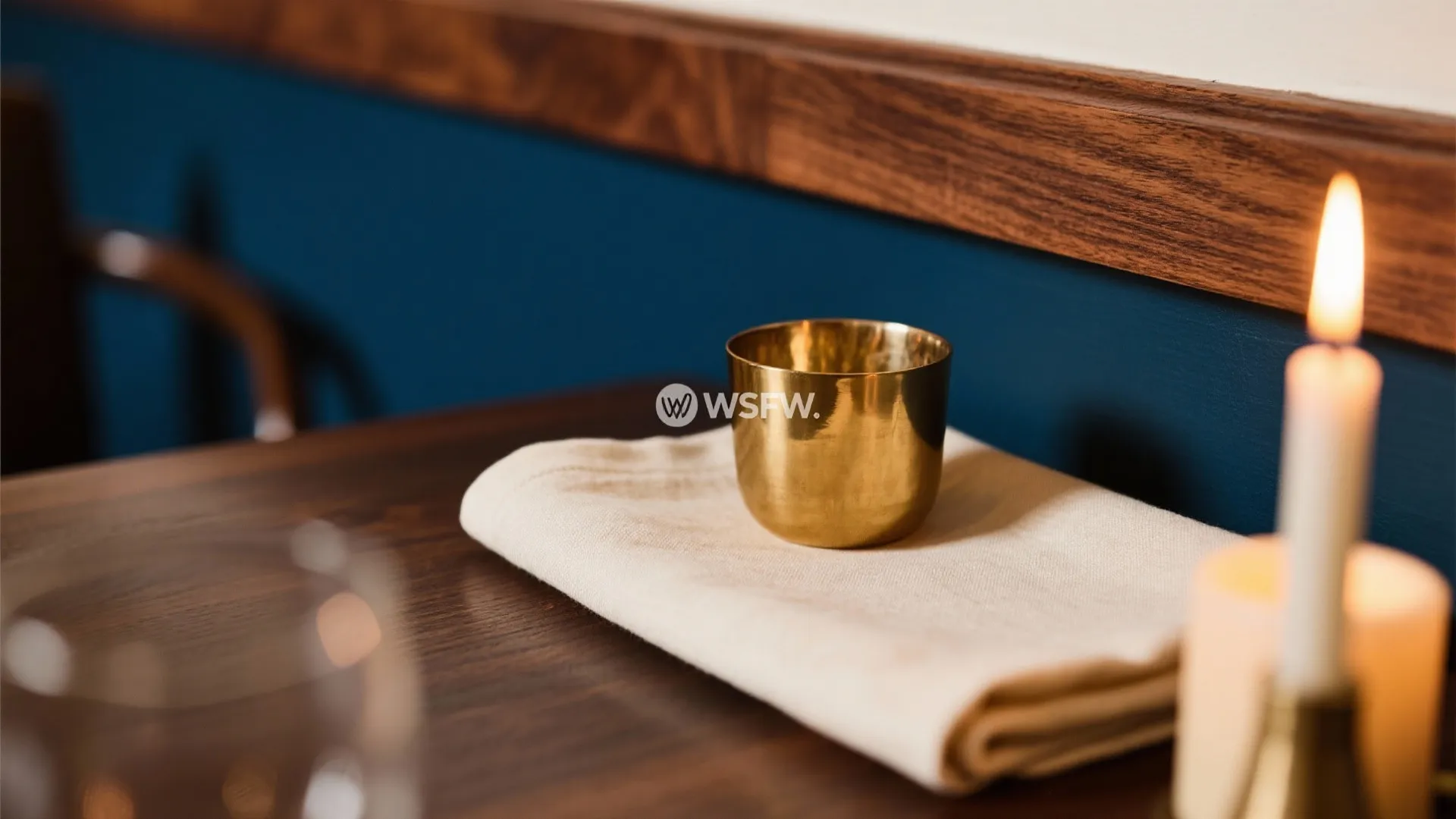 Deep Navy, Walnut, and Cream