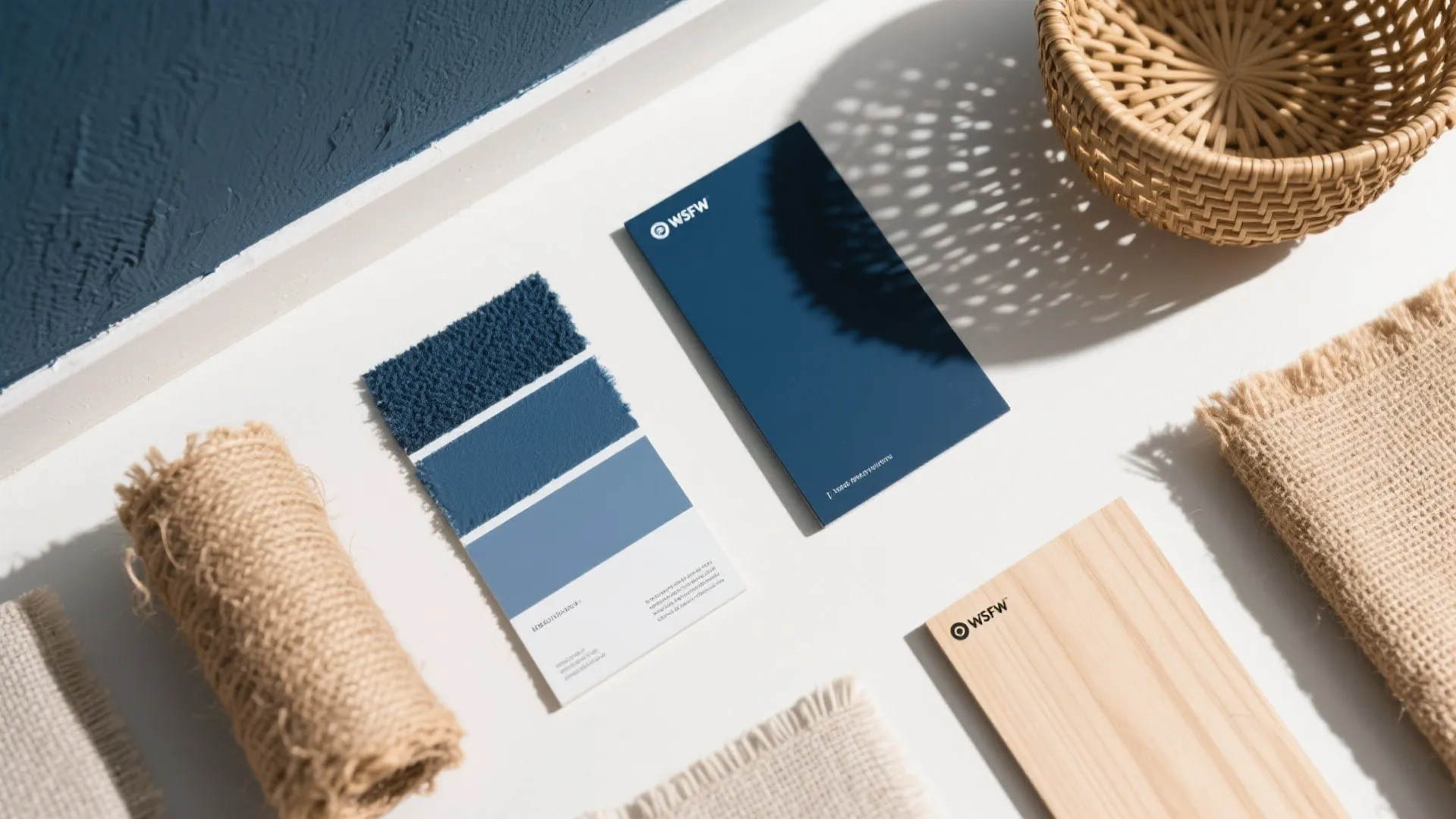 8. Navy with Natural Textures