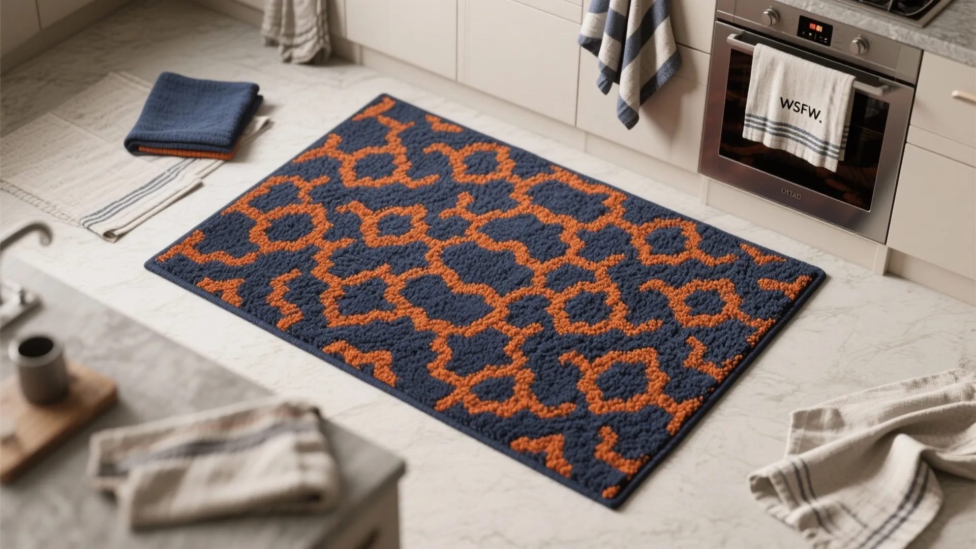 Idea 5: Pattern Play with Rugs & Textiles