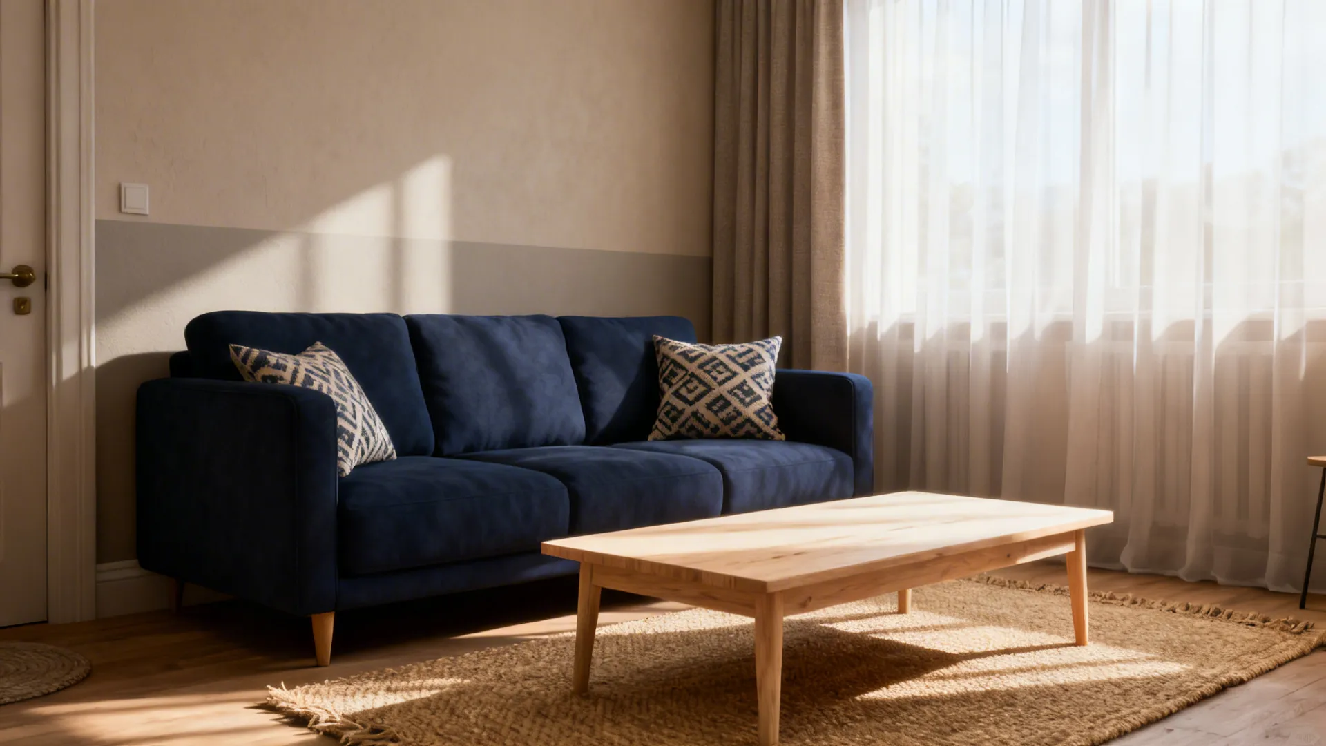 Navy Blue Sofa: 5 Living Room Ideas: Creative small-space living room ideas using a navy blue sofa — practical, stylish, and budget-friendly