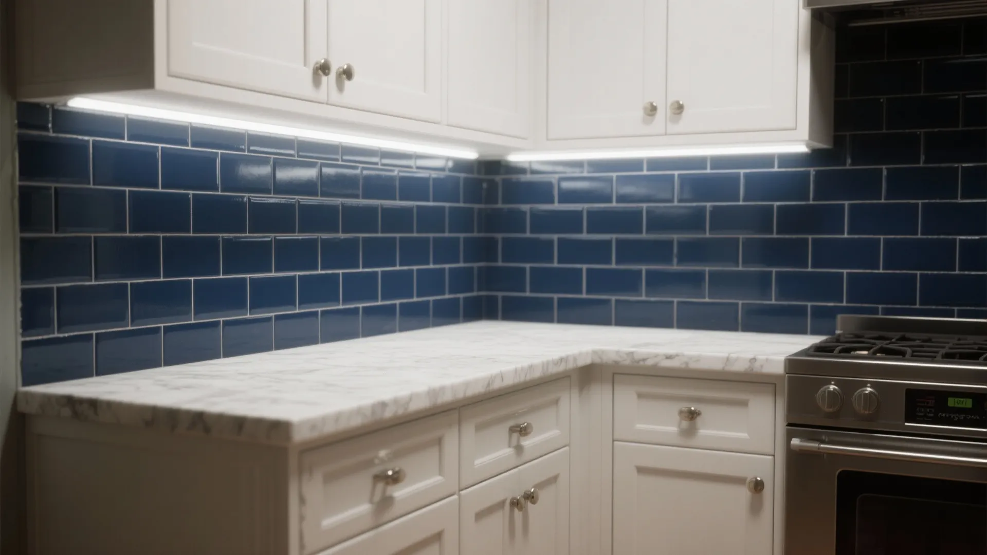 1. Classic Subway Tiles in Navy