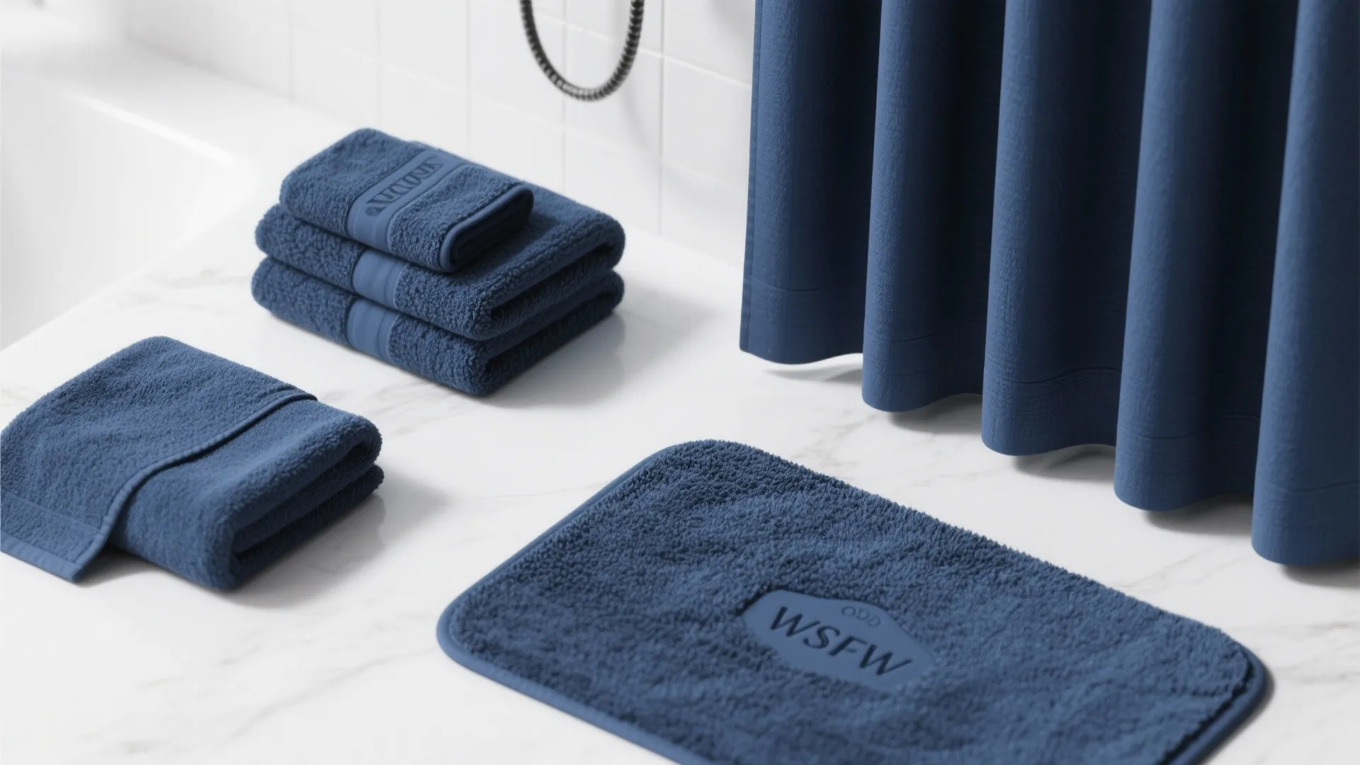 10. Layered Navy Textiles