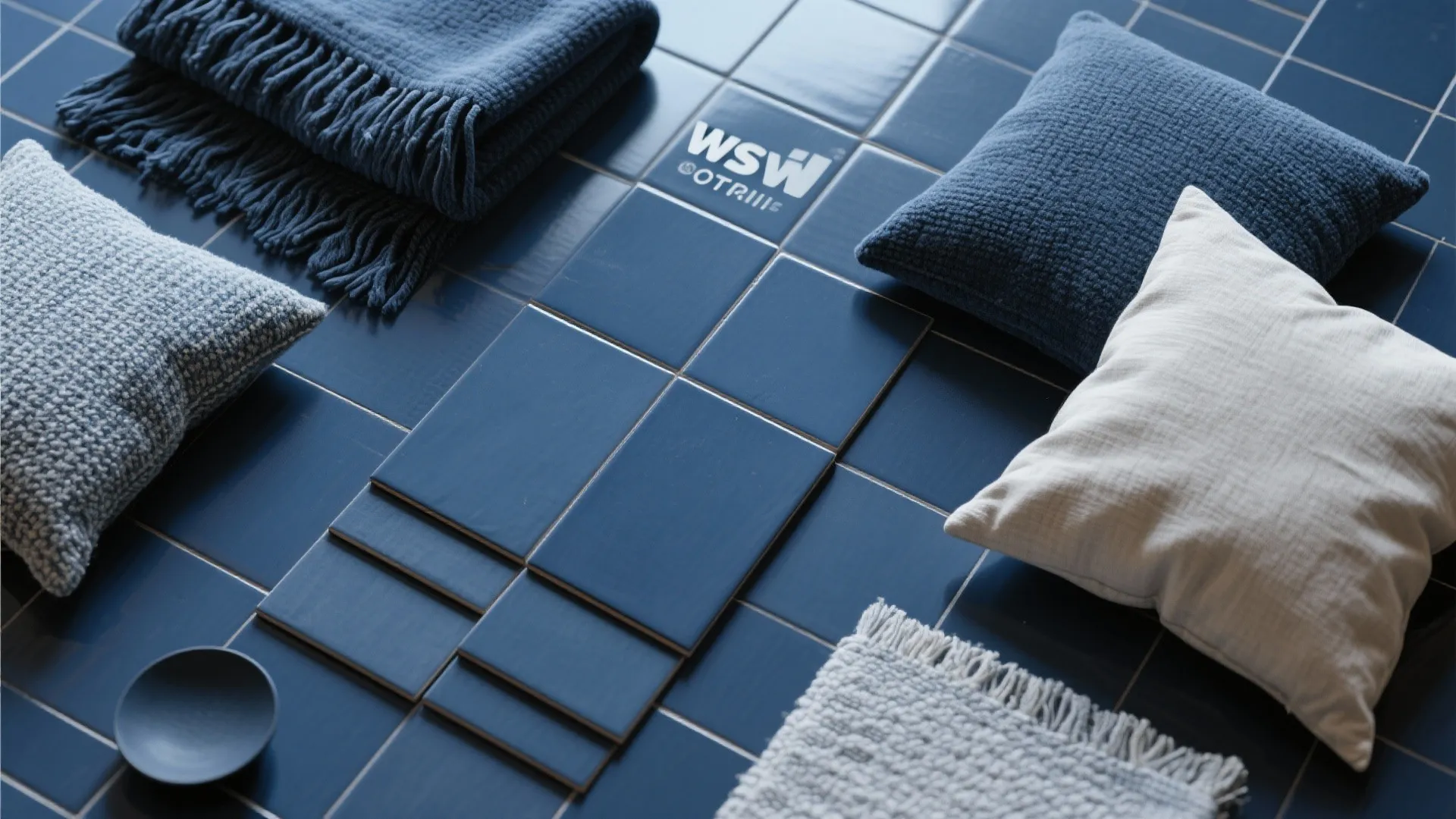 4. Layered Textures in Navy