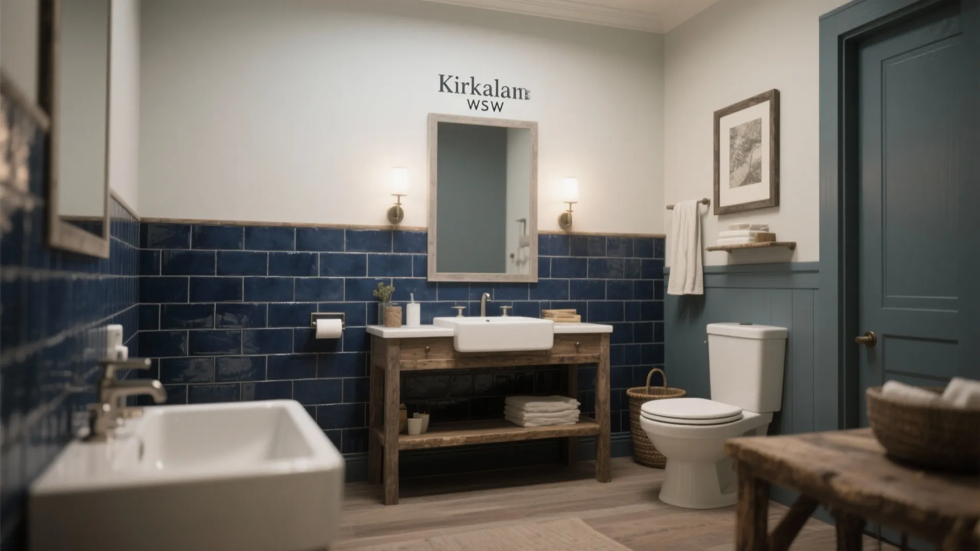 3. Accent Walls with Moisture-Friendly Materials