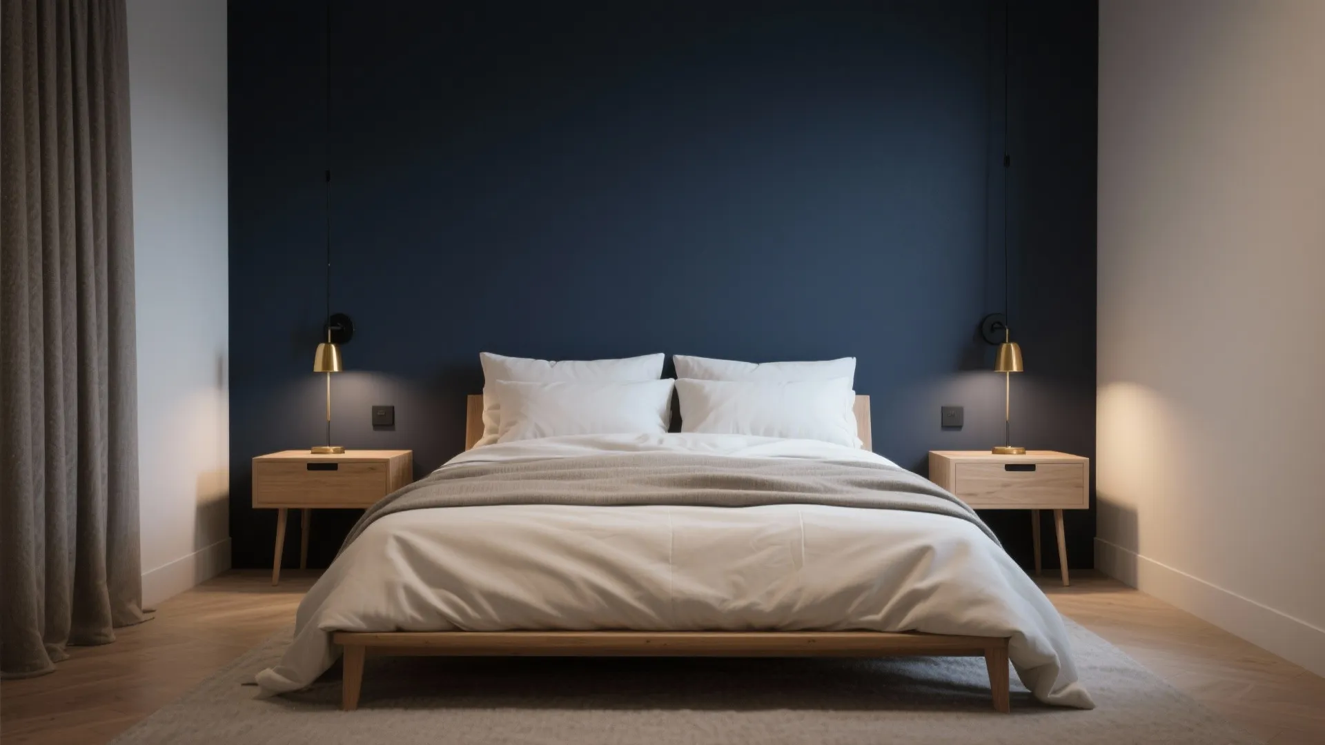 Moody Dark Feature Wall for Depth