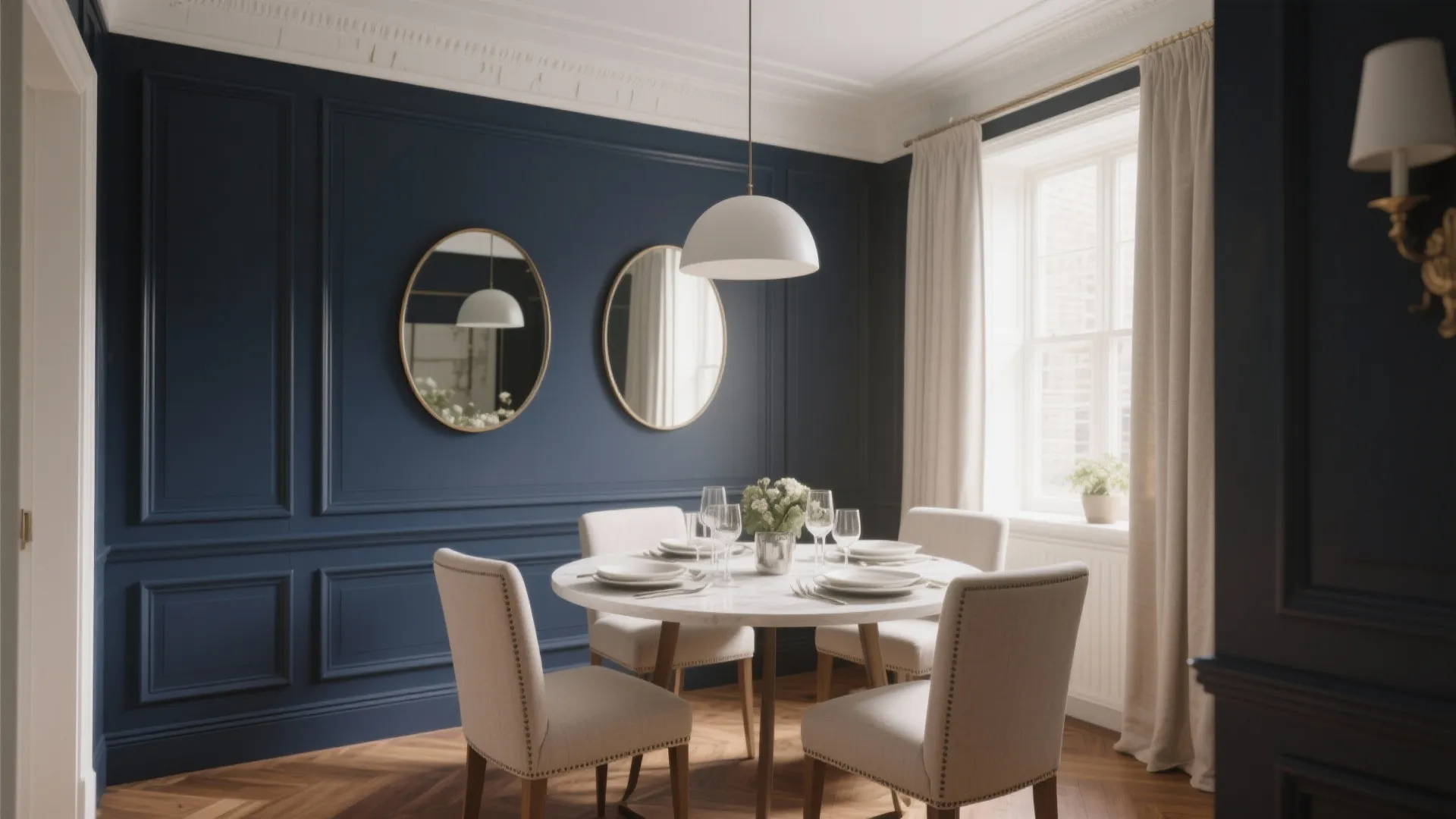 2. Play with Dramatic Wall Finishes