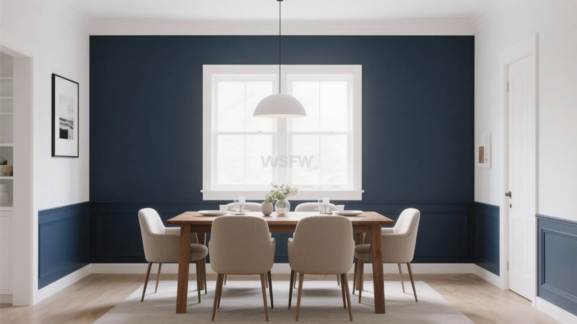 2. Navy & Crisp White