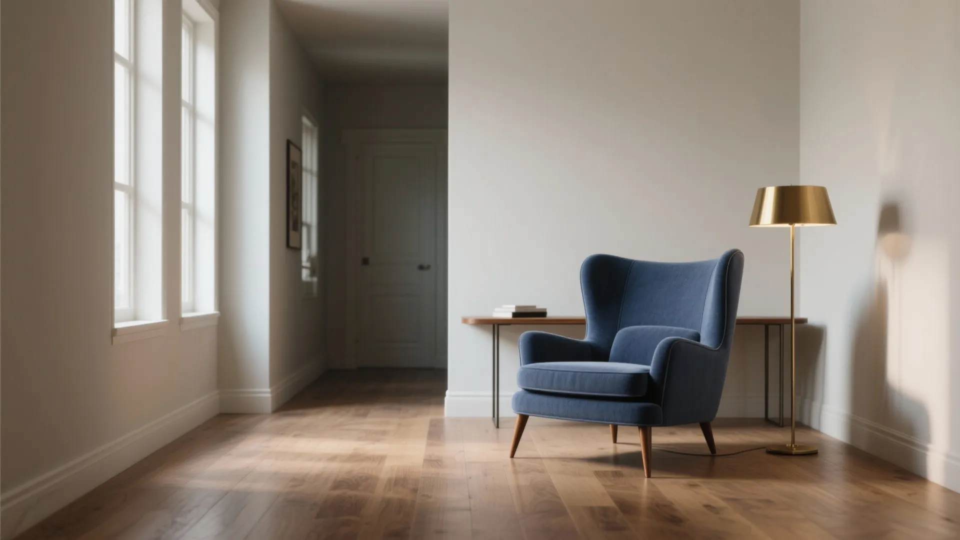 2. Mid-Century Wingback to Anchor a Conversation Area