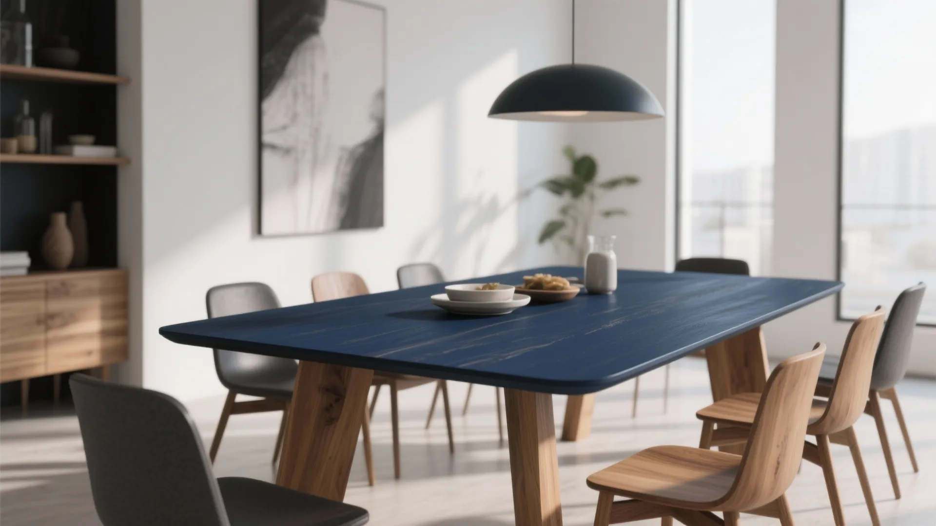 2. Bold Two-Tone Contrast