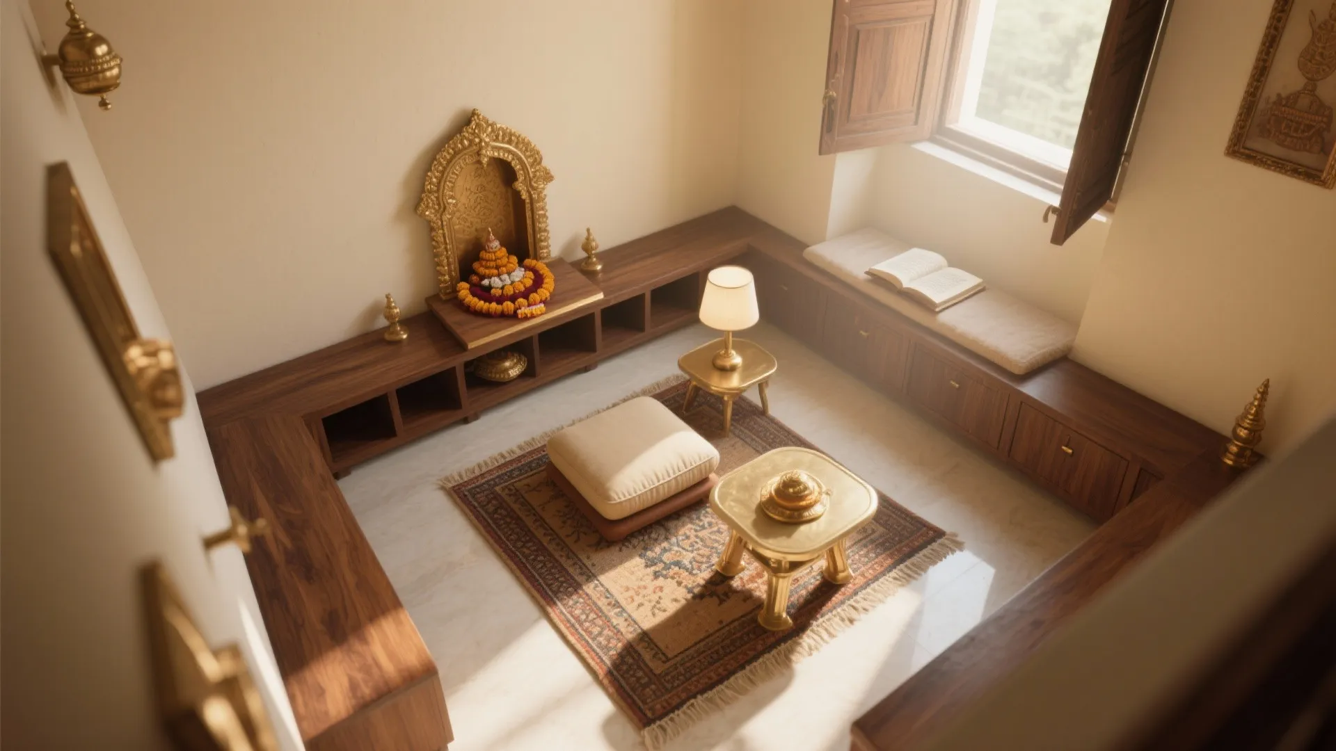 North-east orientation and low seating