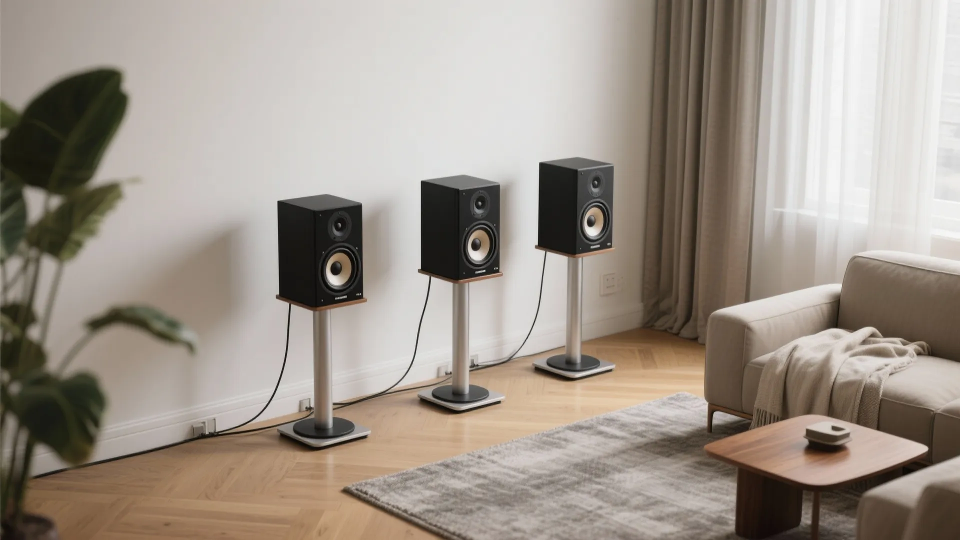 Nearfield Bookshelf Speakers on Proper Stands