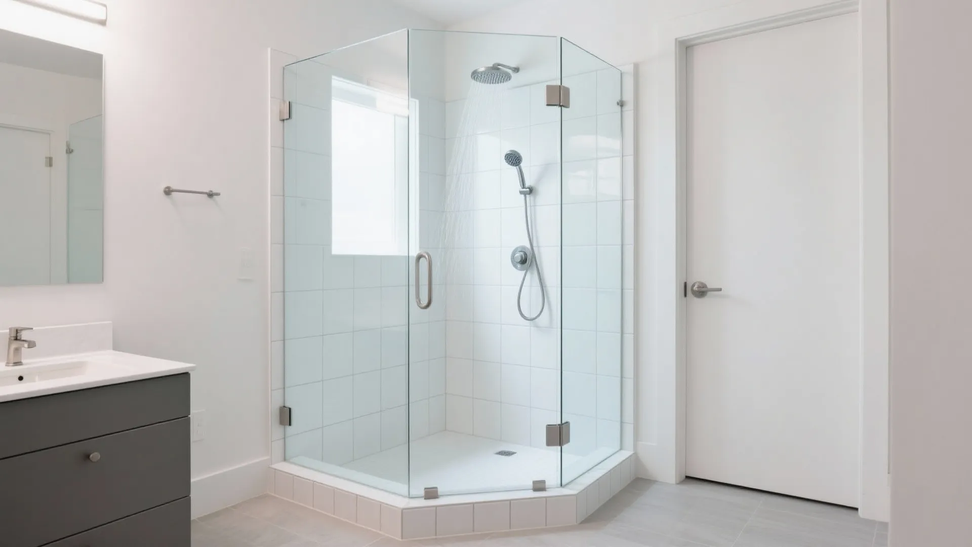 Curved or Neo-Angle Corner Shower