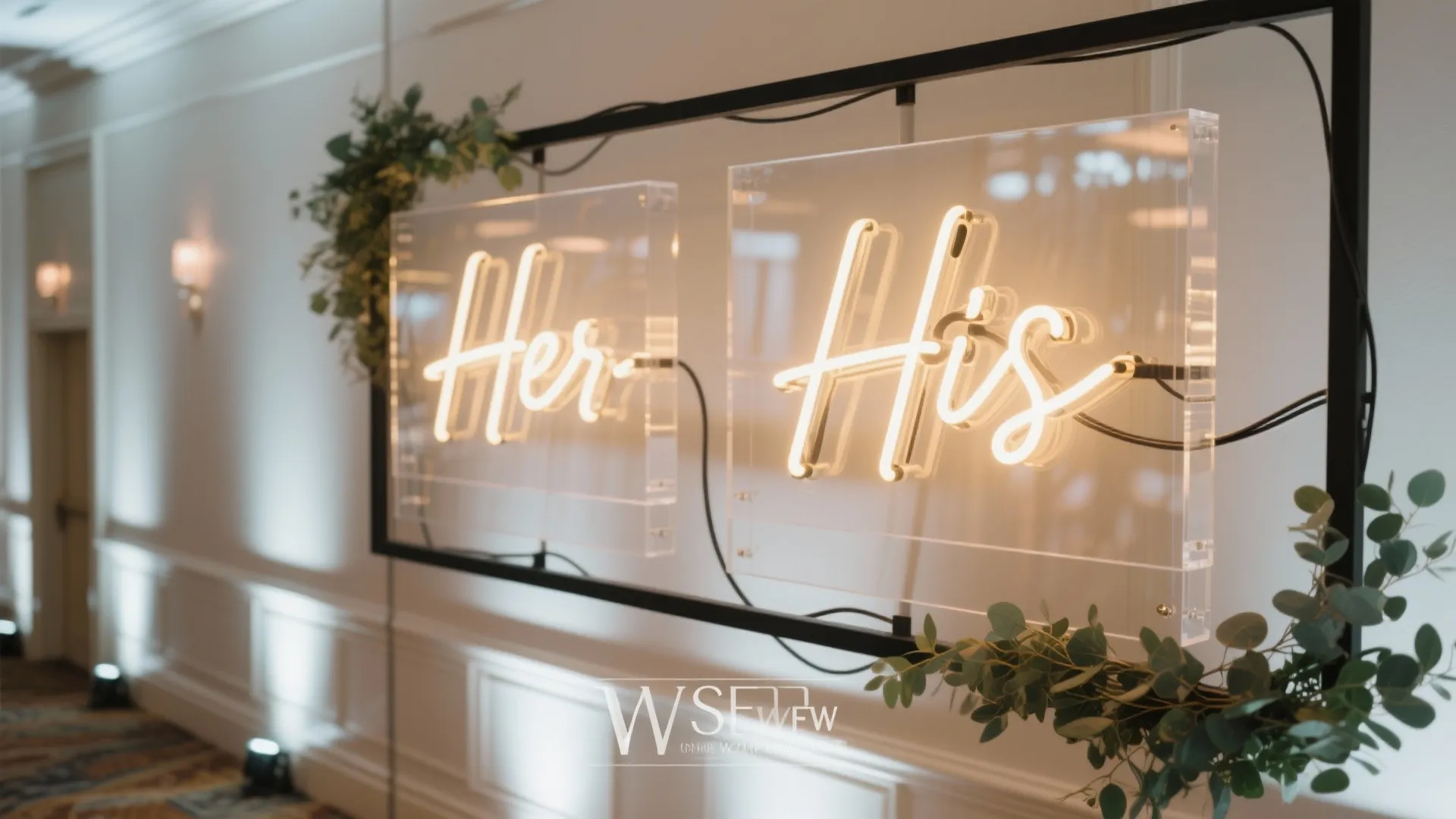 Layered Letters: Acrylic + Neon Script