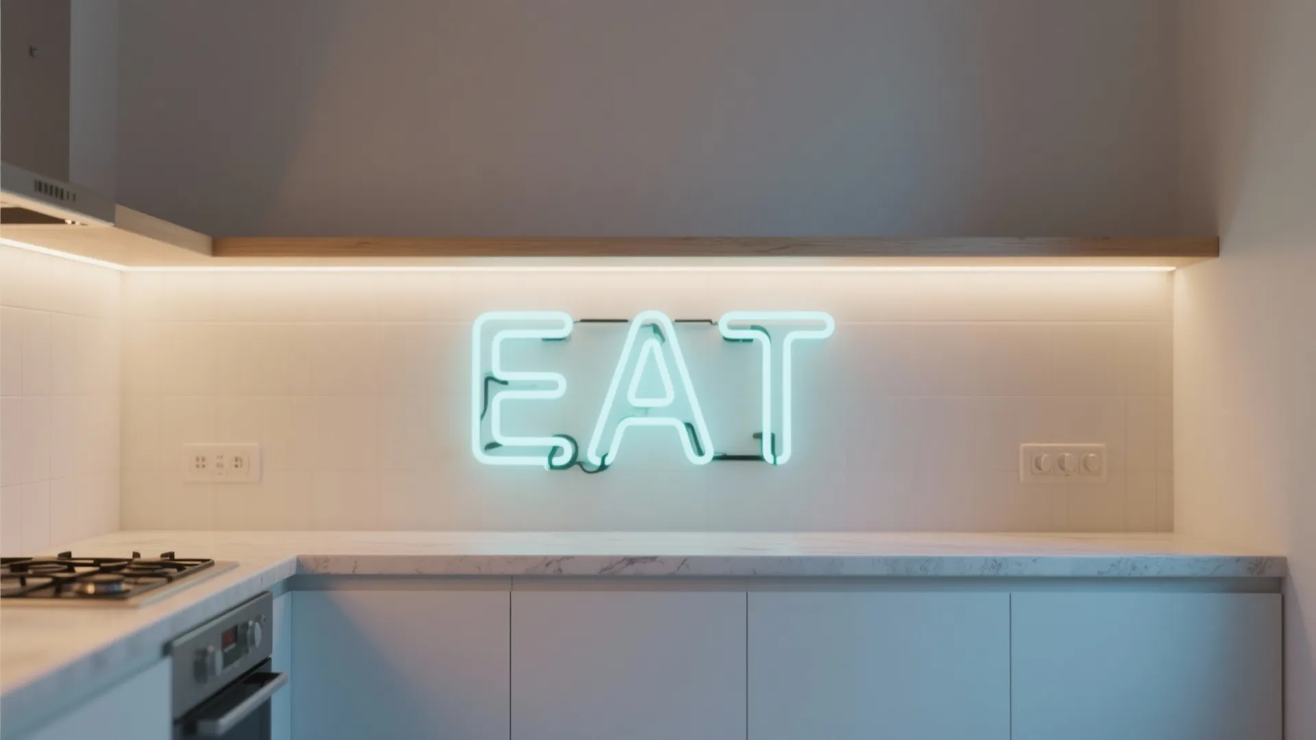 Minimal Neon-Style LED Letters for Slim Profiles